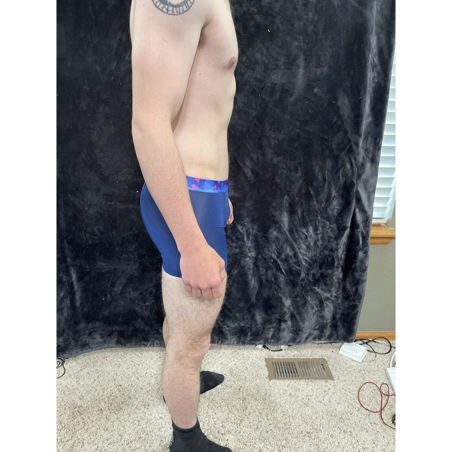 Boy’s Size 10 Dark Side Star Wars Compression Shorts Dark Blue