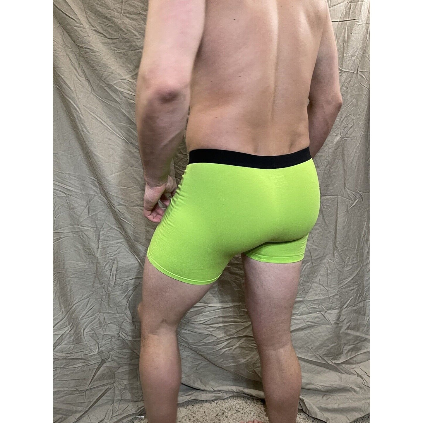 men's neon green inersy weekly medium boxer briefs