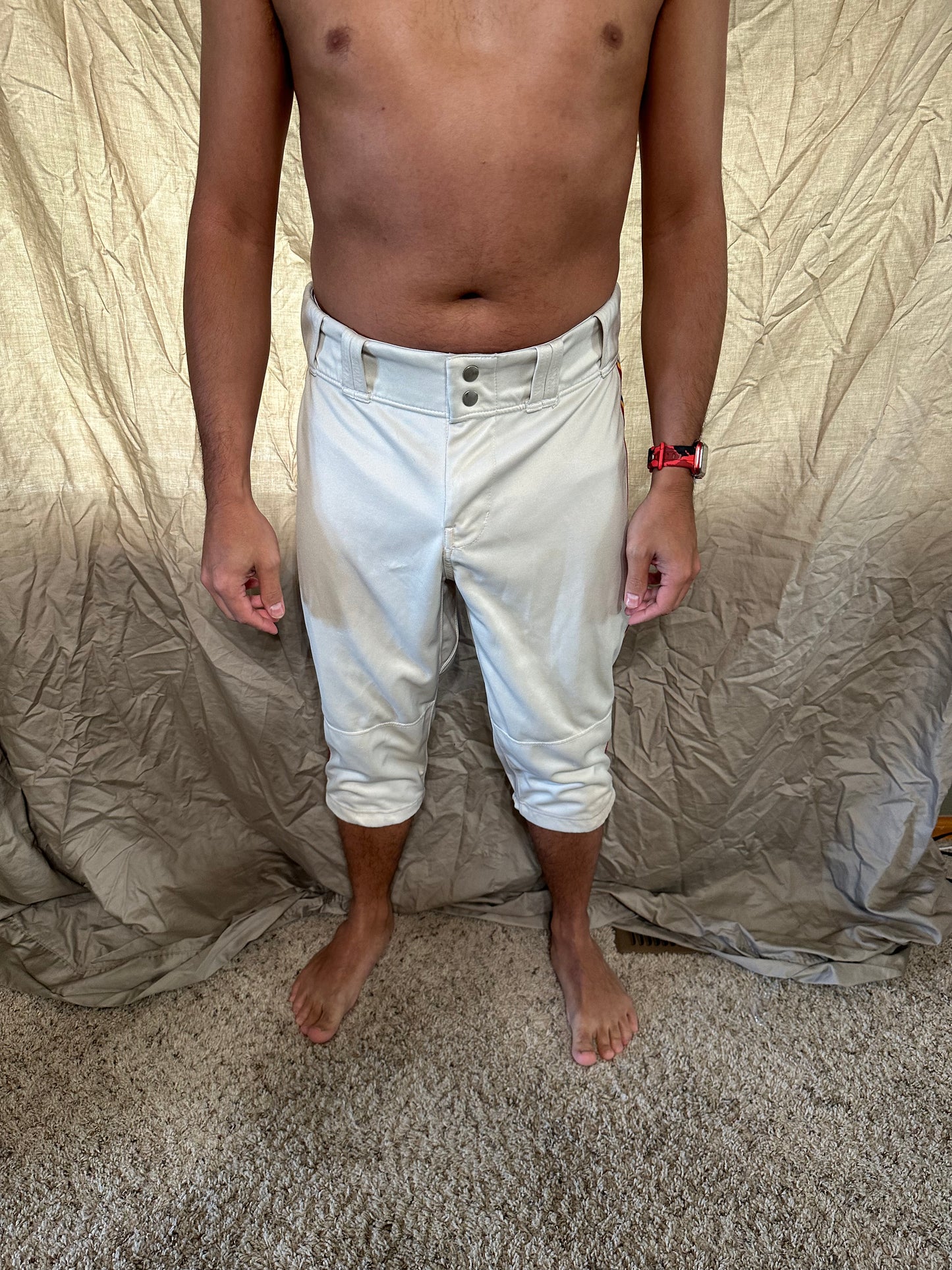 Men’s prolook size 34 white baseball pants