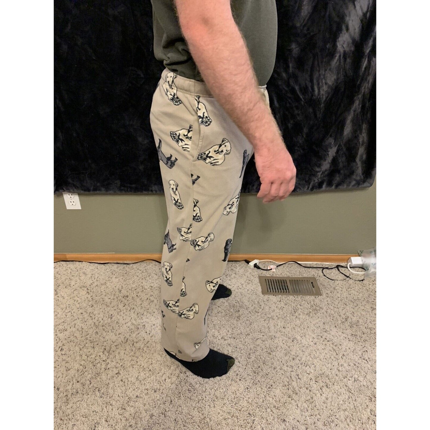 Croft & Barrow 🐕 Men’s Fleece “Dogs” PJ/ Lounge Pants M