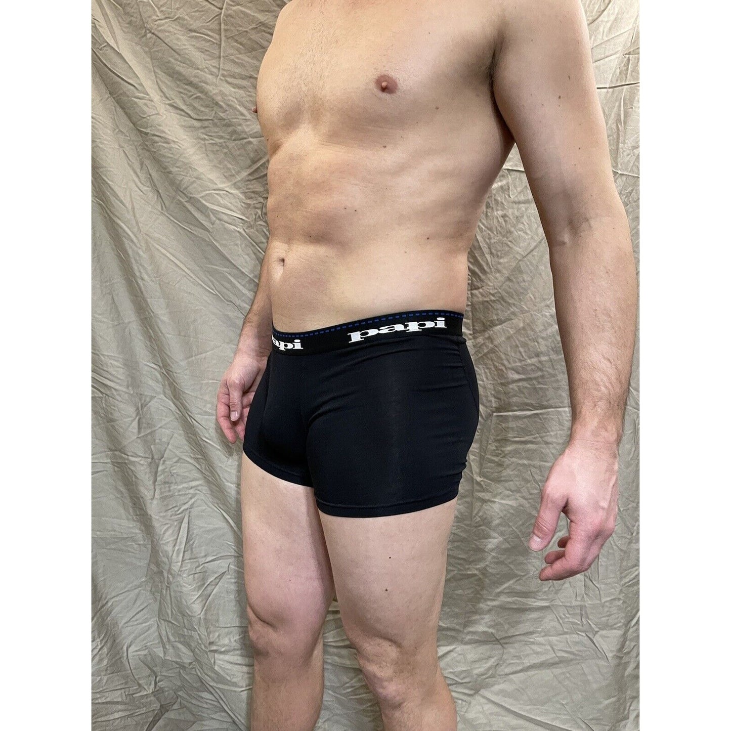 men's black papi small compression shorts