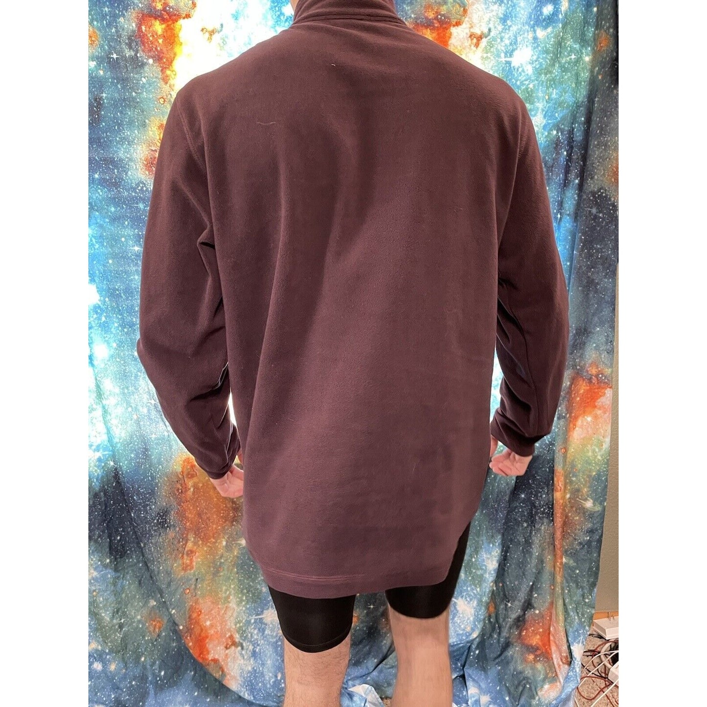 Men's Large Eddie Bauer Maroon Pullover Jacket