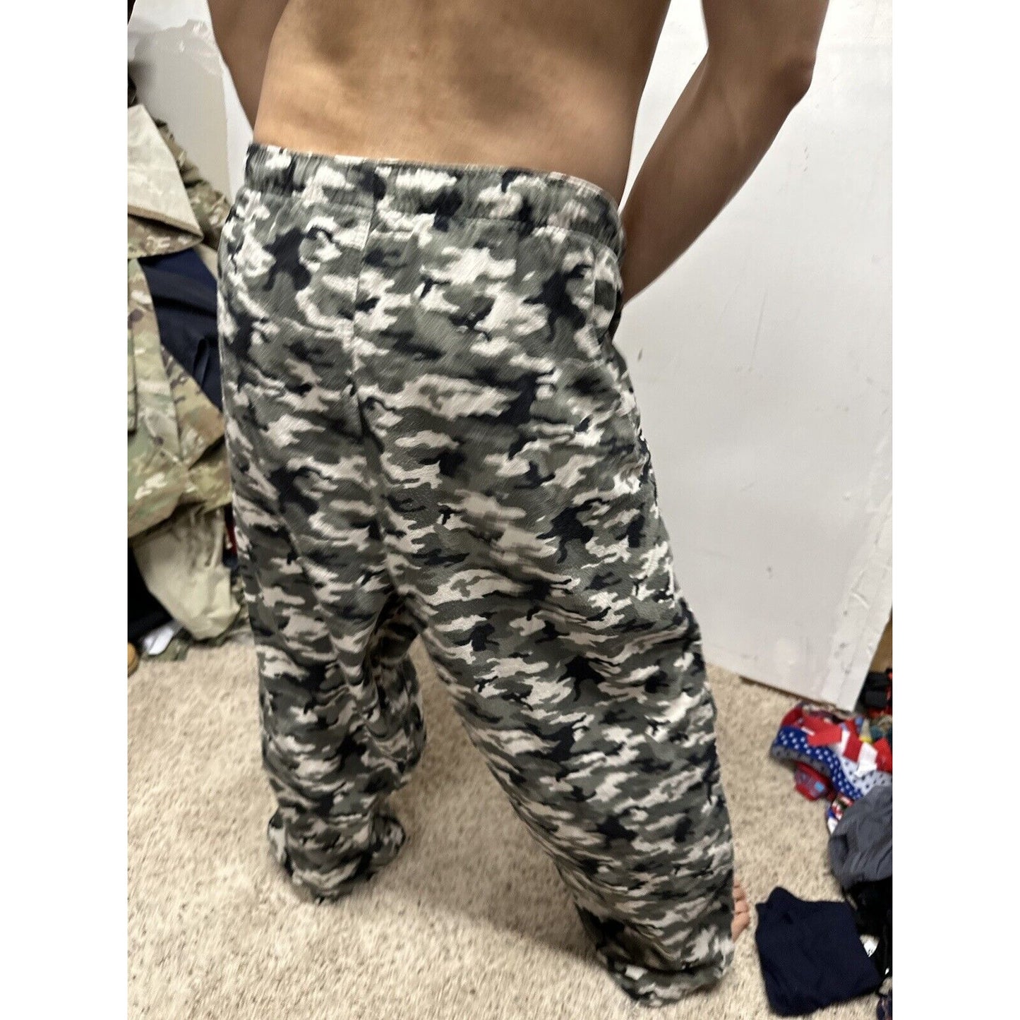 Men’s XXL Joe Boxer Camo Pajama Bottoms Lounge Pants With Pockets