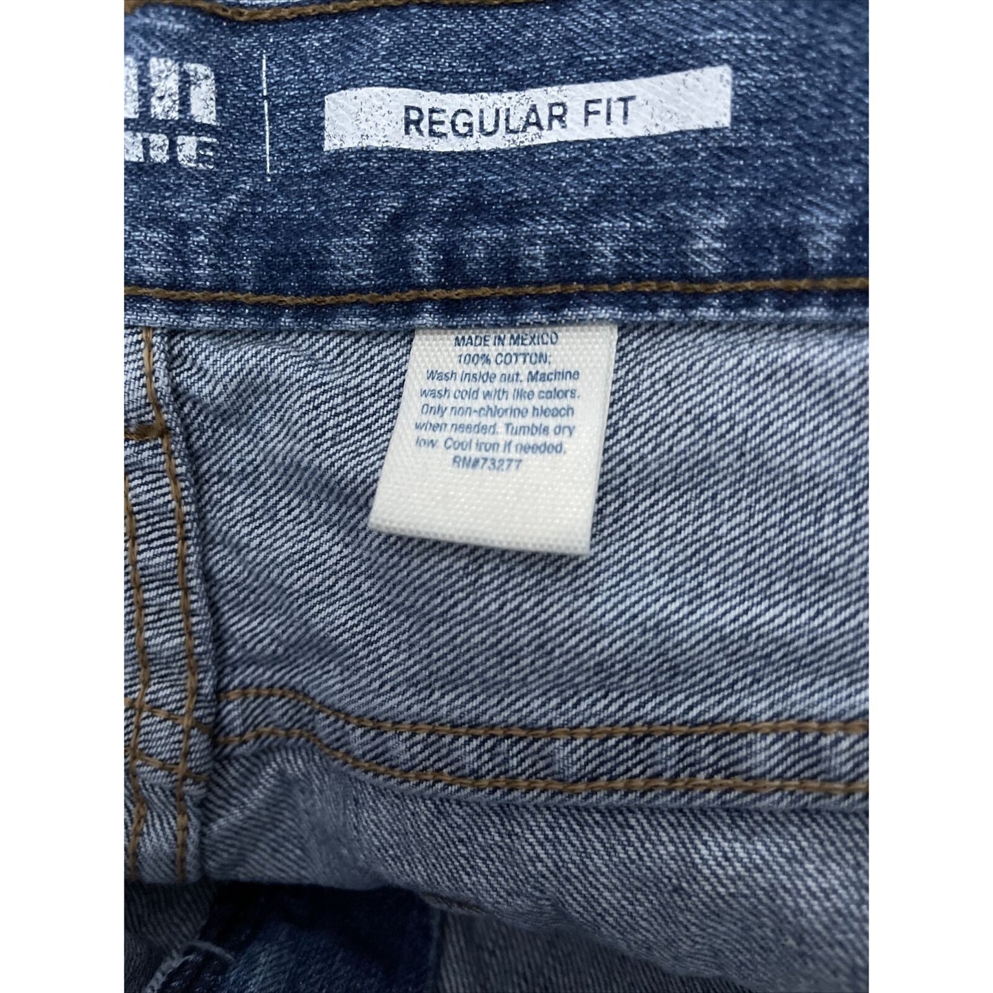 Men's Urban Pipeline Regular Fit Blue Jeans 38 x 30