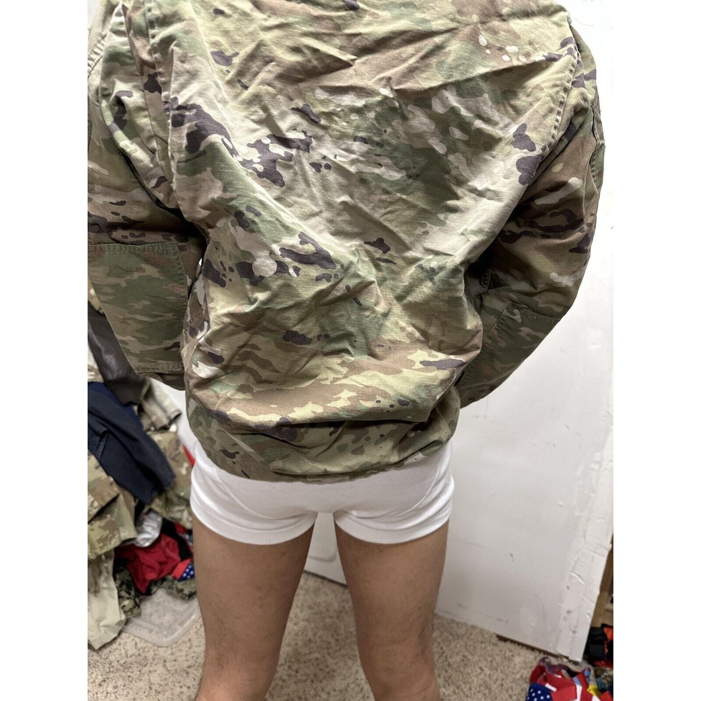 Men’s Ocp Army Combat Uniform Large Long Top Blouse Space Force