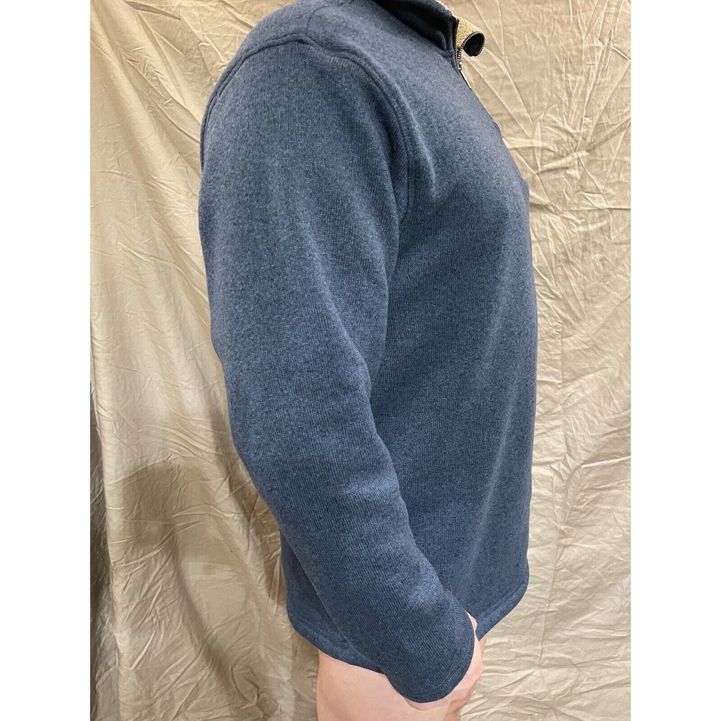 Men's Arrow XL blue quarter zip pullover sweater