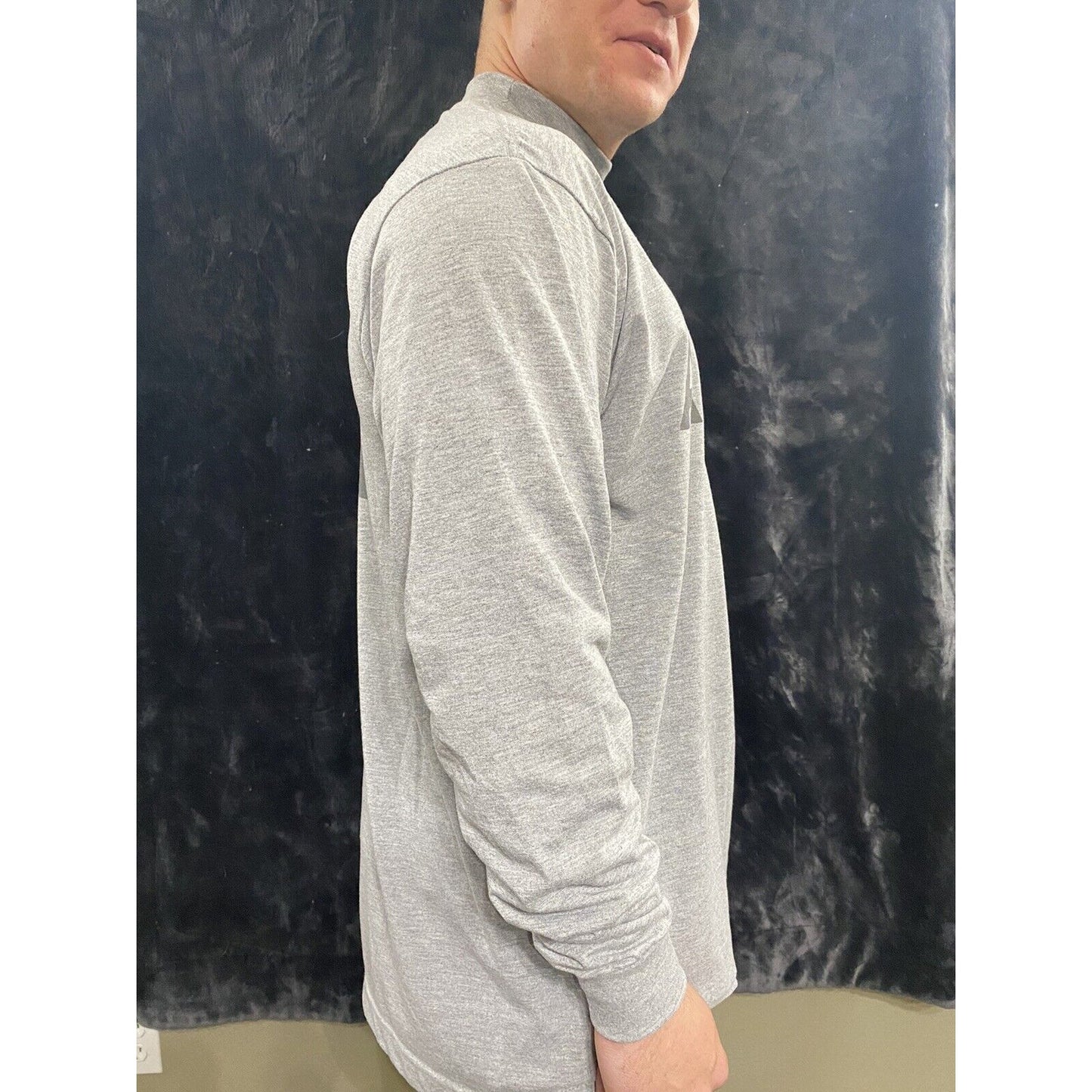 Genuine US ARMY PT PHYSICAL FITNESS Gray Long Sleeves T-shirt Large