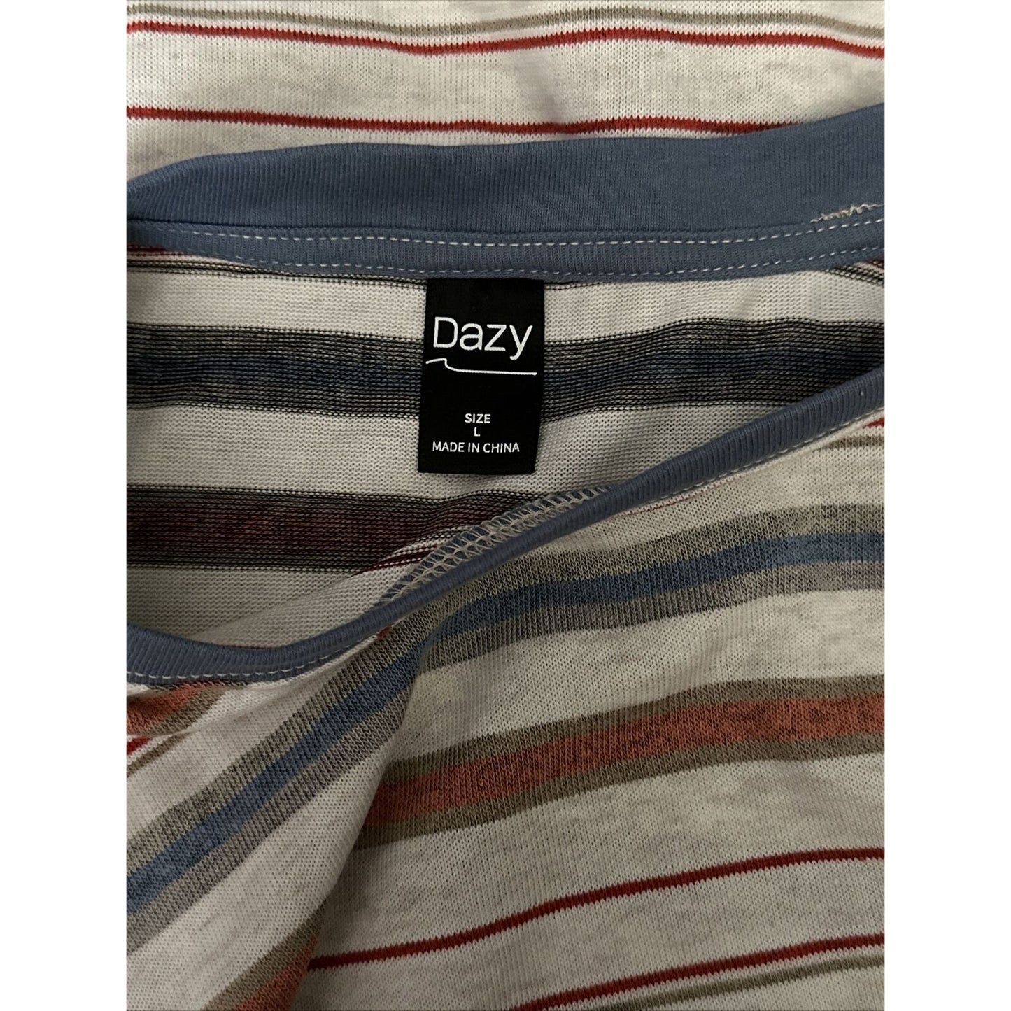 Men’s Dazy Striped Large Tshirt Multicolor