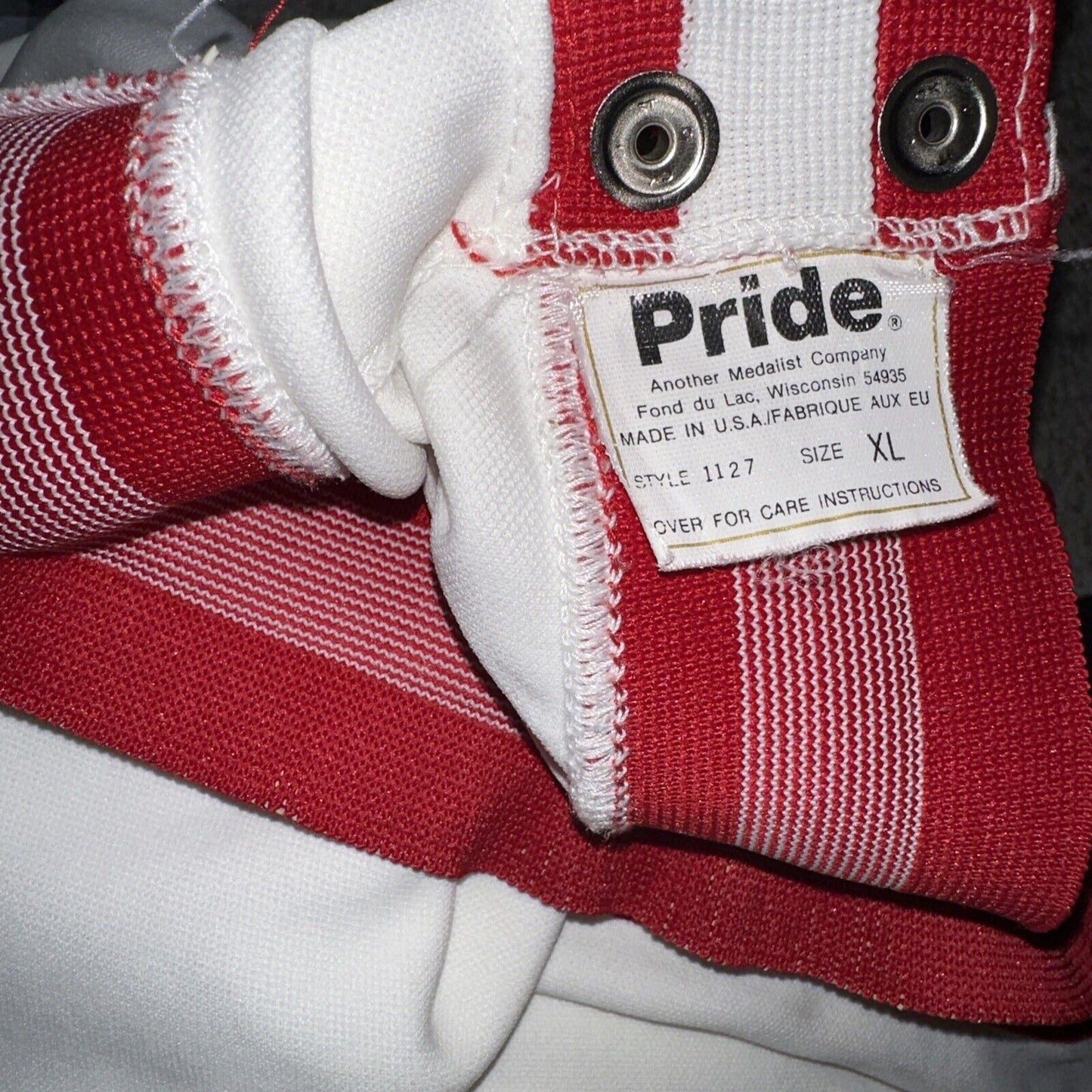 Men’s Pride XL Baseball Pants White And Red
