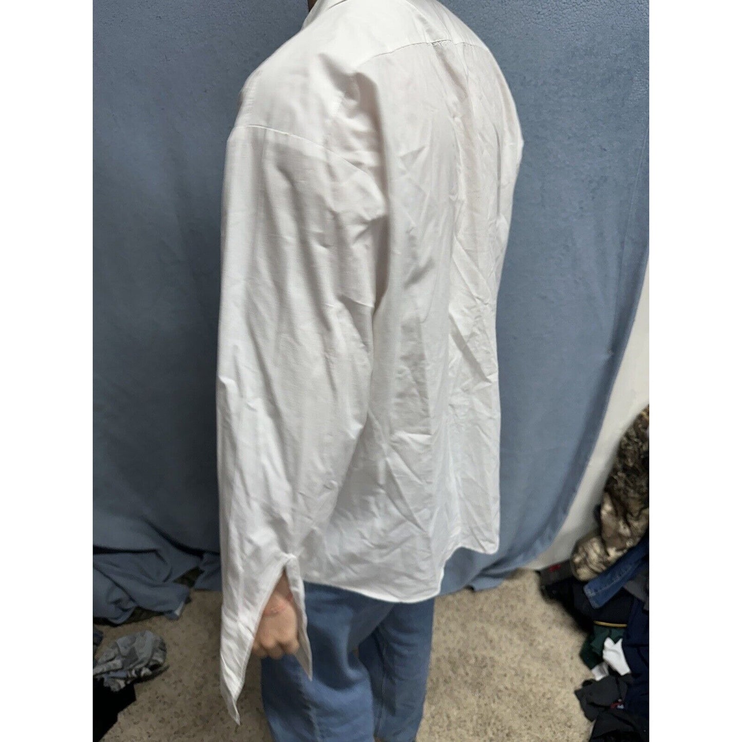 Air Force White Mess Dress Aetna Shirt 17 / 35 Long Sleeve Uniform