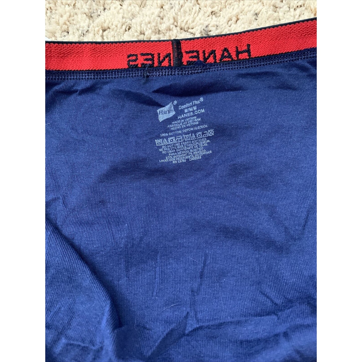 Hanes Men's Royal Blue Boxer Briefs Comfort Flex Red Band Size Medium