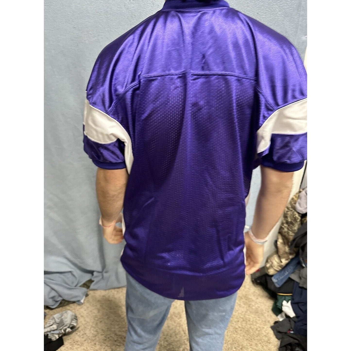 Men’s Purple And White Champro Medium Football Jersey