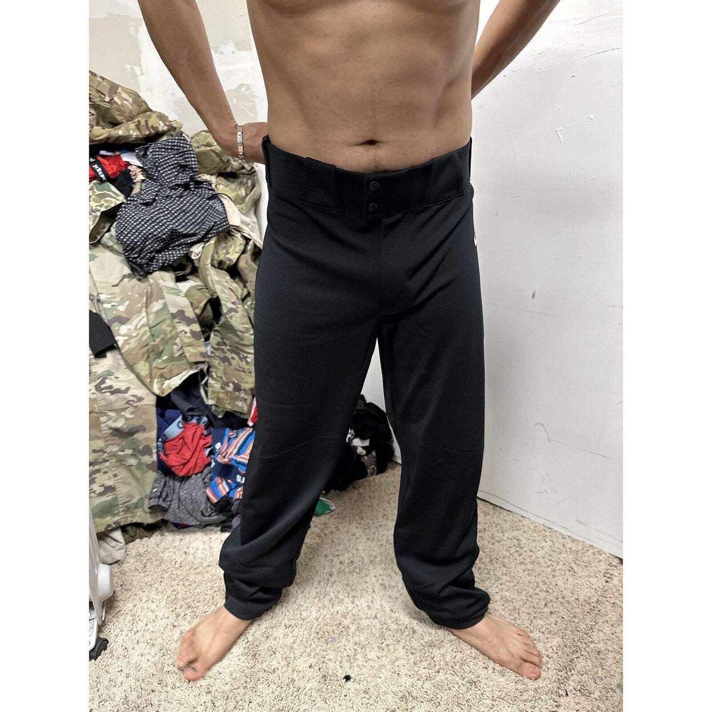 Men’s Black Team Nike Large Baseball Pants Engineered