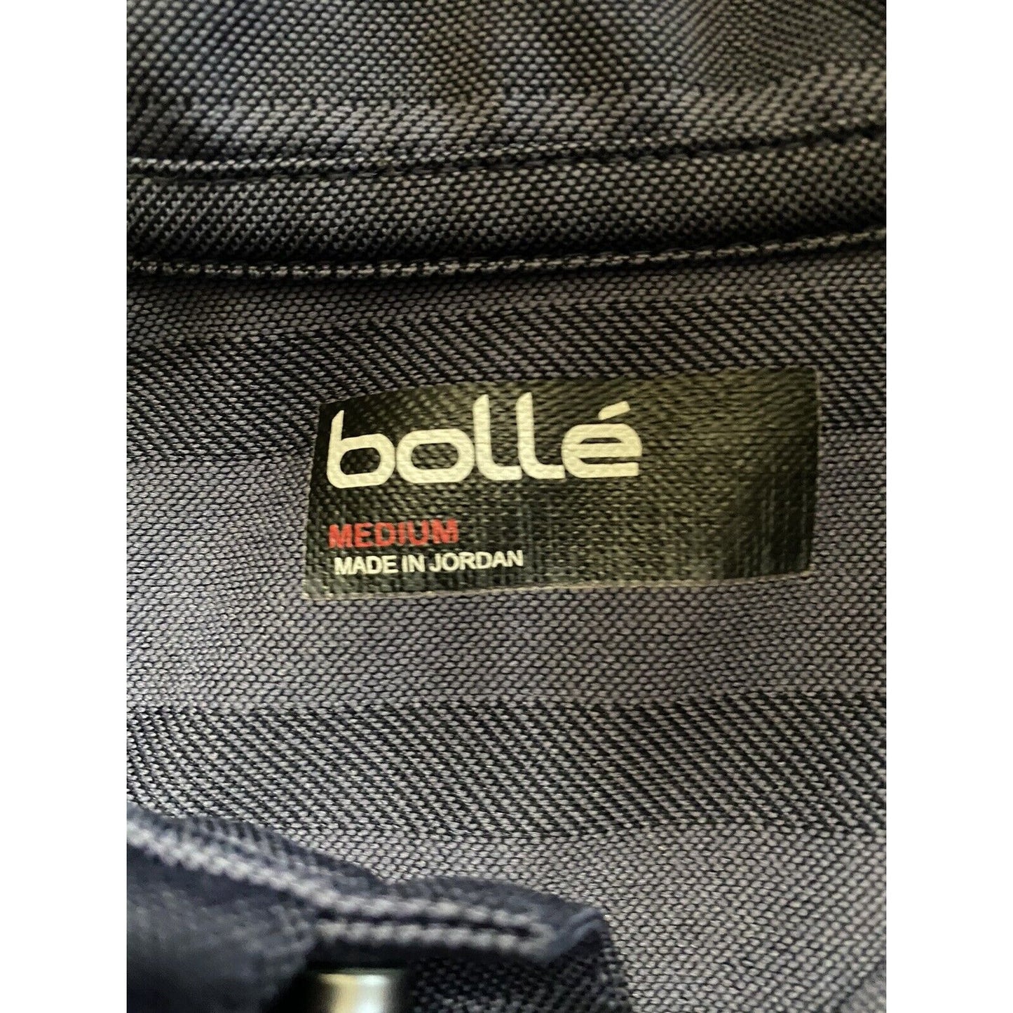 BOLLE Men’s Medium Purple Stripes Short Sleeves Performance Polo Shirt
