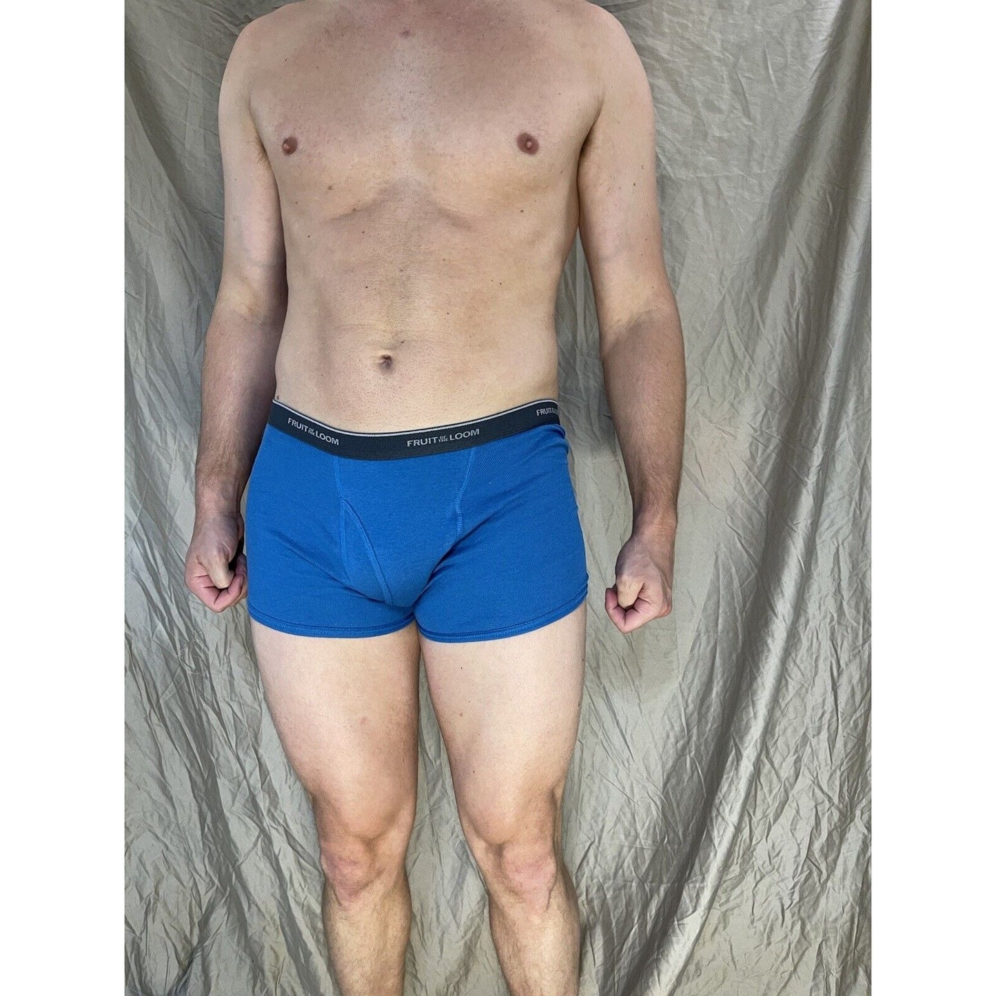 boy's large fruit of the loom boxer brief Blue