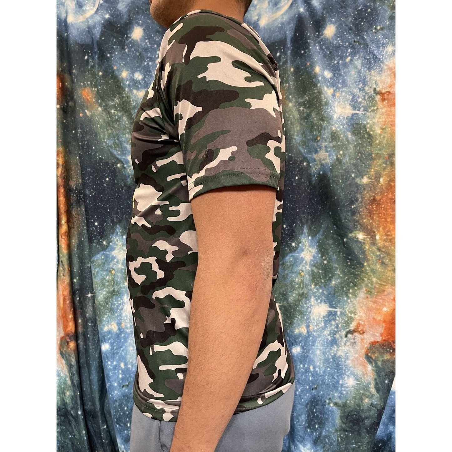Men’s Colorado Springs Warrior Football Camo Shortsleeve tshirt medium