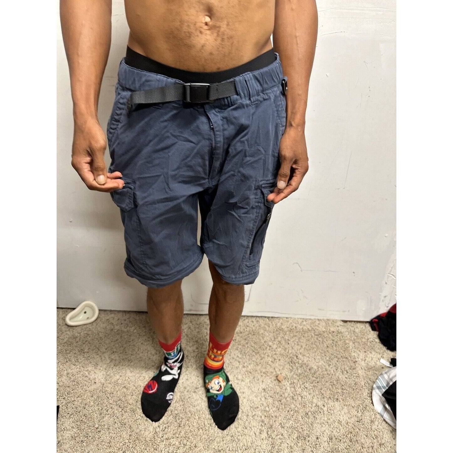 Men’s Dark Blue BC Clothing Size 30 Cargo Shorts