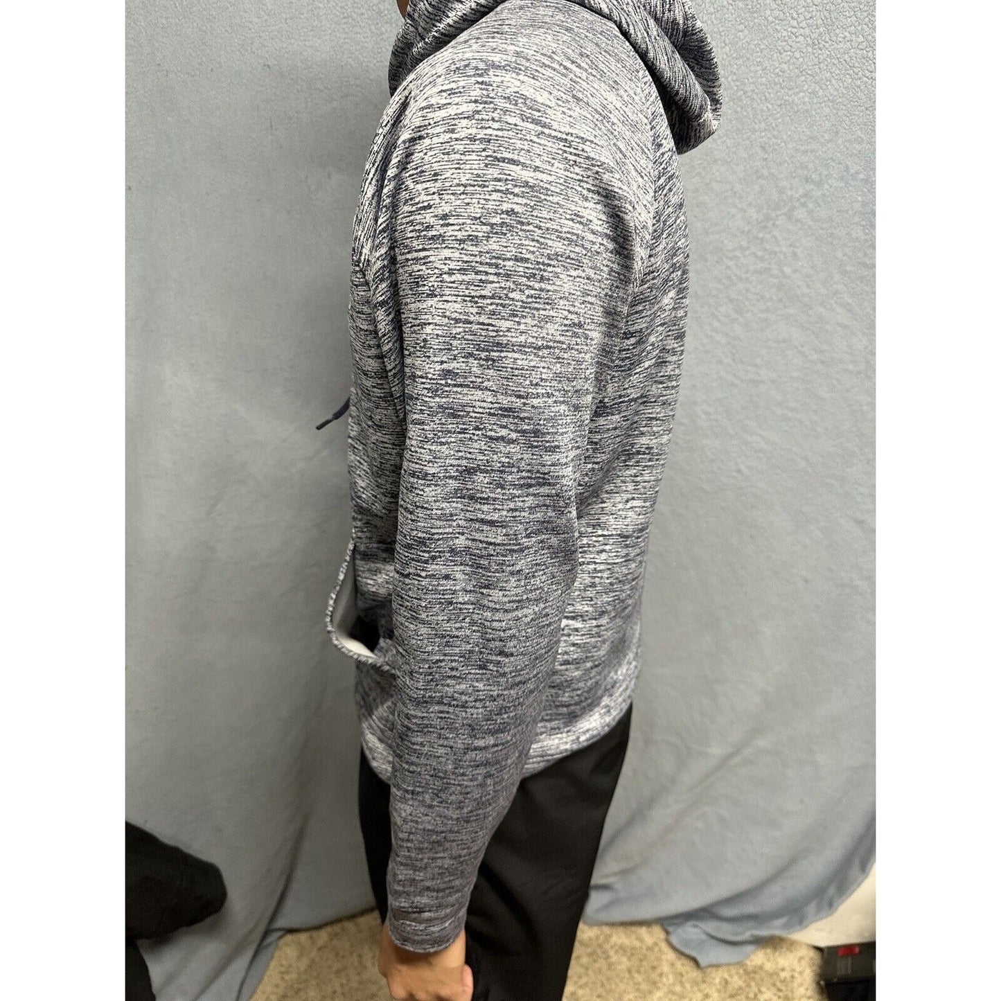 Men’s Blue And Gray Small Sport-tek Pine Creek High School Hockey Pullover Hoodi