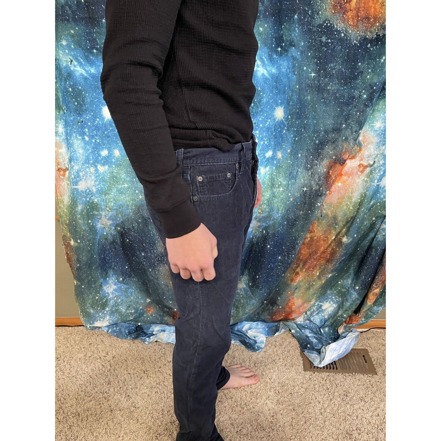 Men’s Old Navy Dark Blue Slim 32” x 34” courduroy pants