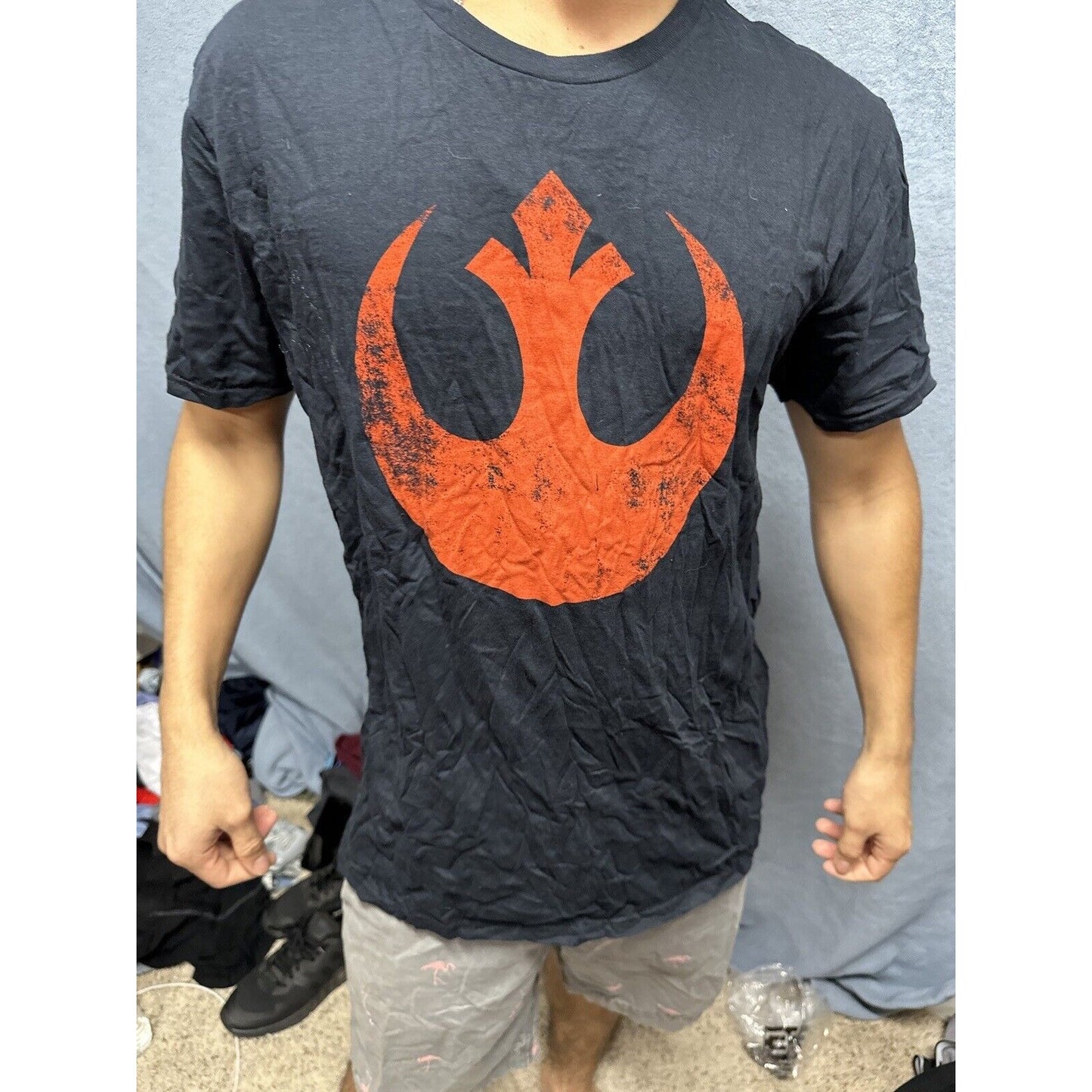 Men’s Black Star Wars Large Tshirt