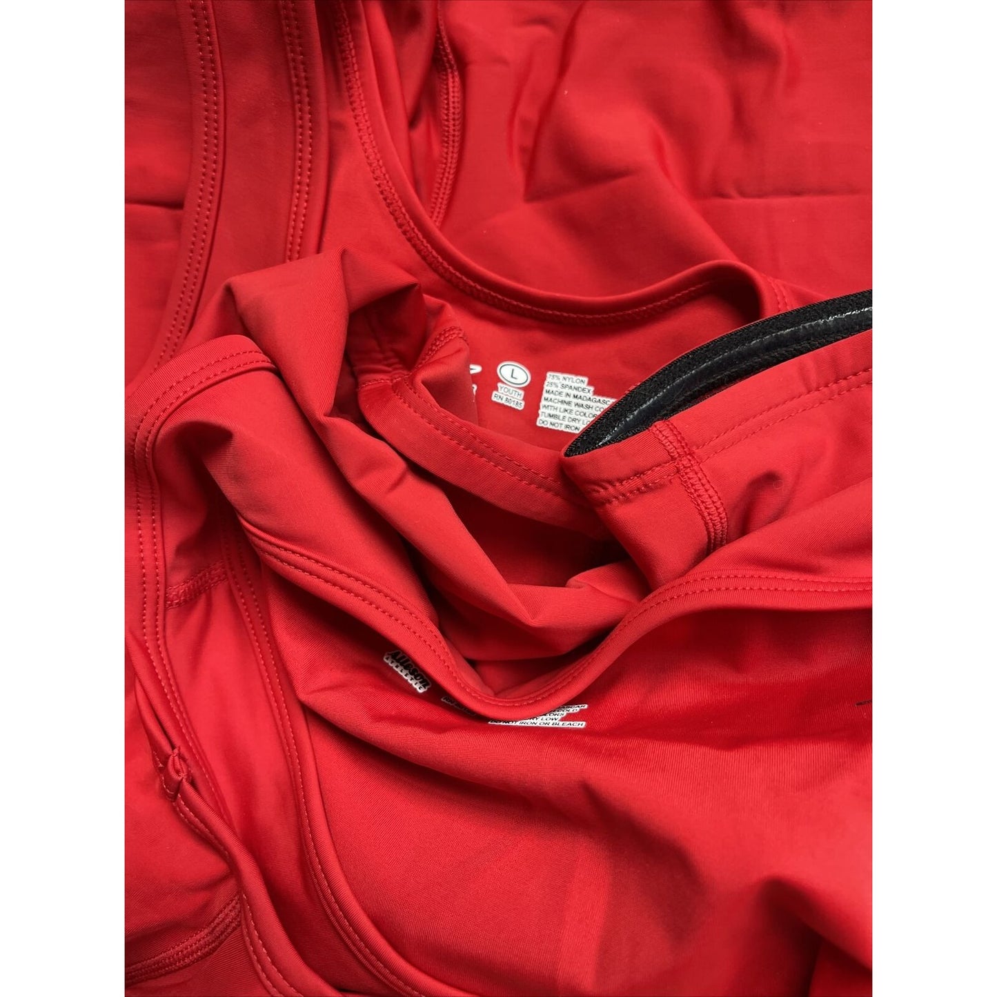 Boy's Youth Large Red Wrestling Singlet Alleson Athletic