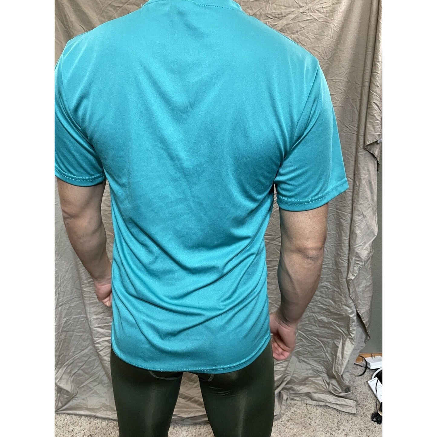 Men's Augusta Sportswear Moisture Management Athletic shirt teal adult Medium