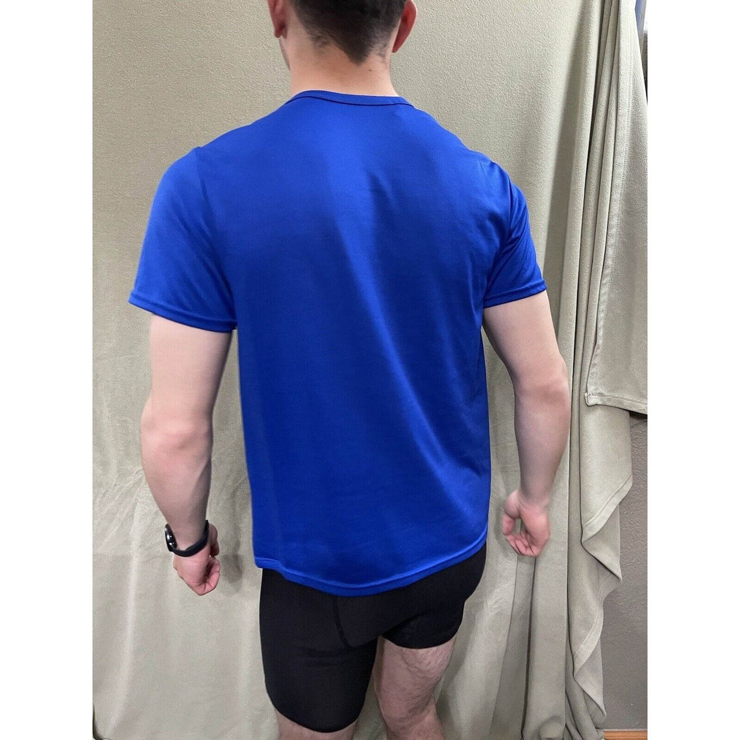 Decathlon “Domyos” Men’s Royal Blue Athletic T-Shirt Size M