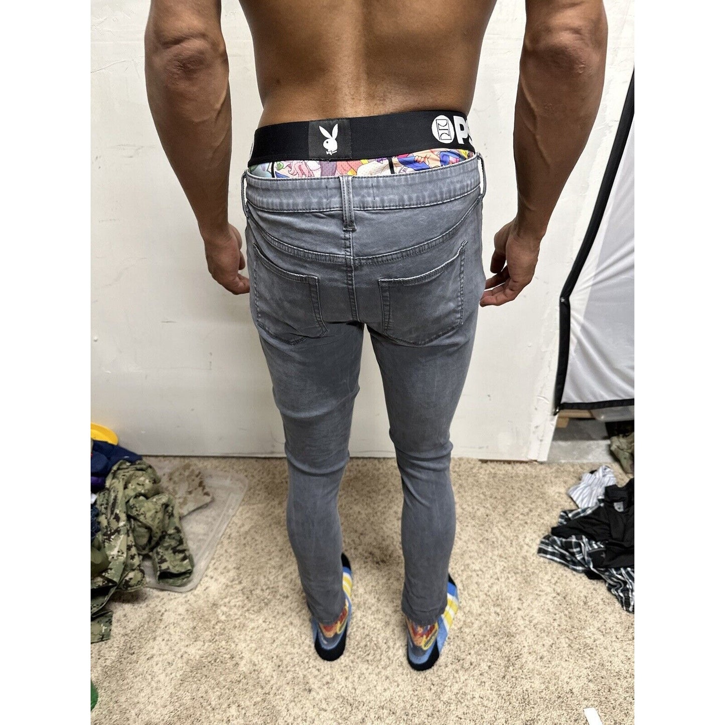 Men’s Size 8 Skinny Sonoma Gray Jeans Pants