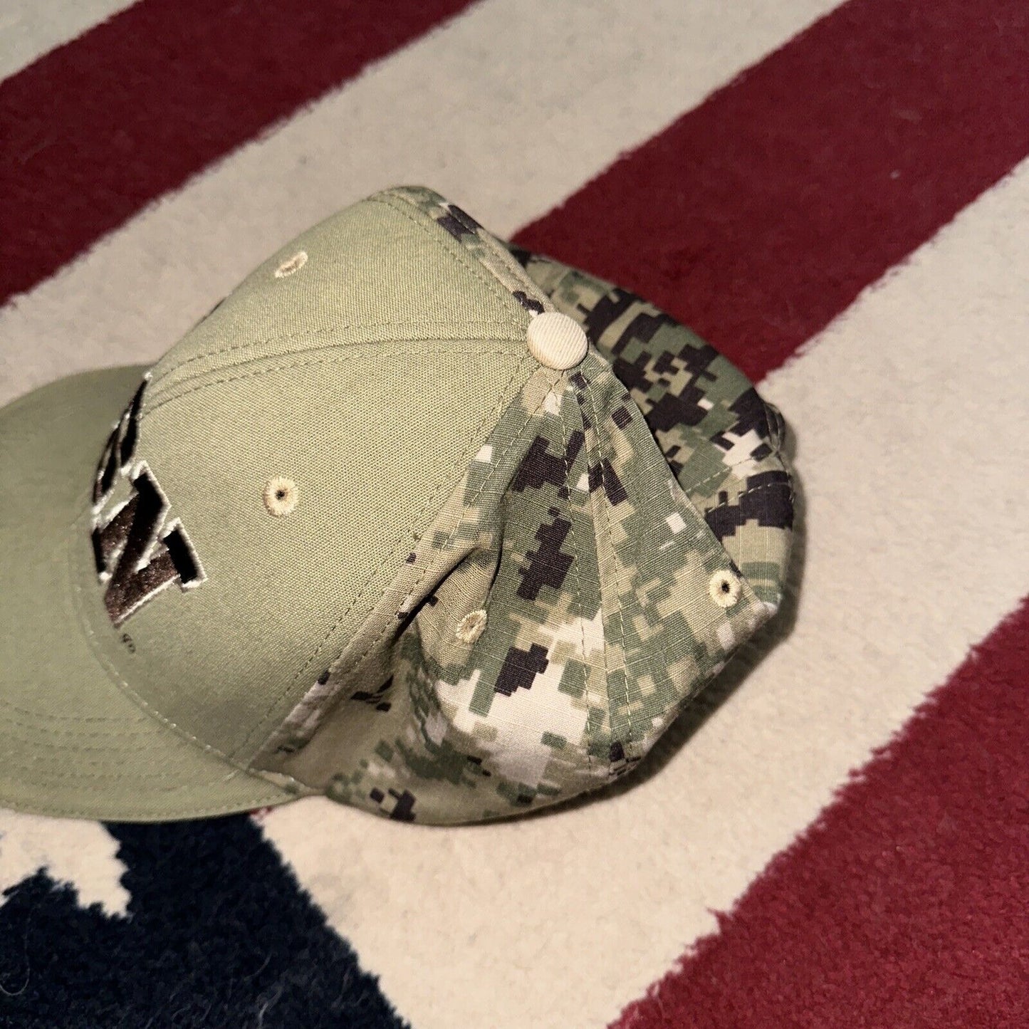 Men’s US Navy Camo Hat Cap Ballcap Adjustable Fire For Effect