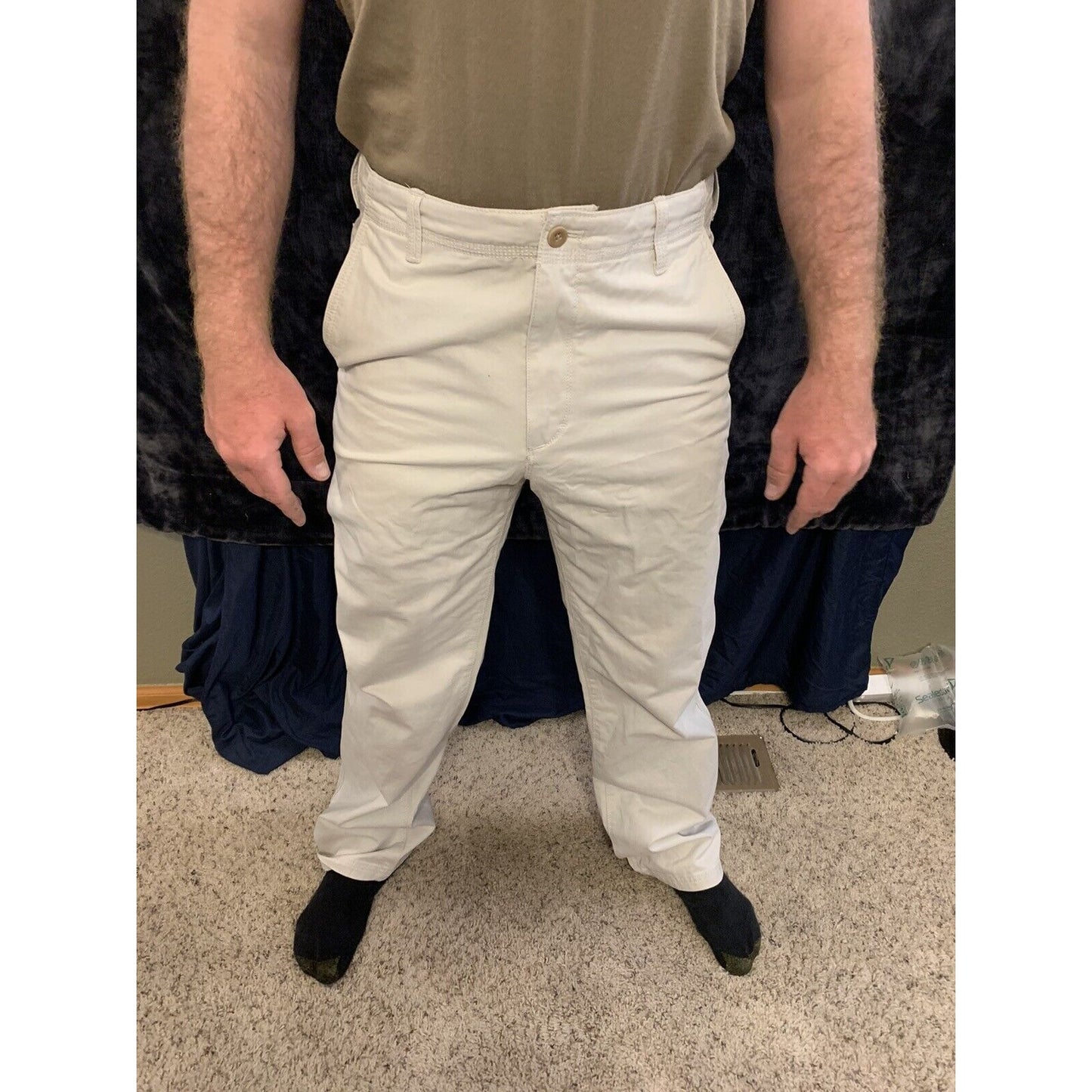 timberland relaxed fit khaki pants Mens size 34 X 34