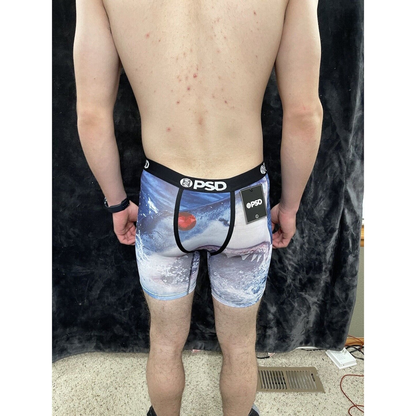PSD Great White Shark Youth Large Boxer Briefs New