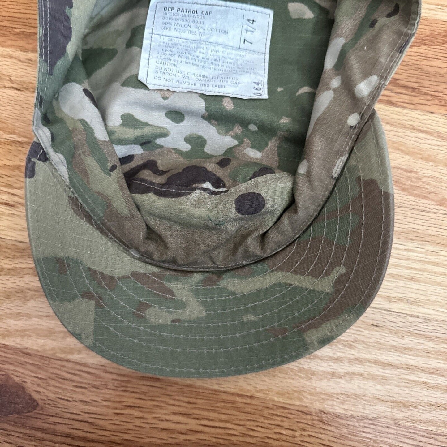 Men’s OCP Cap Hat Cover 7 1/4 Ocp Patrol Cap Army USSF USAF