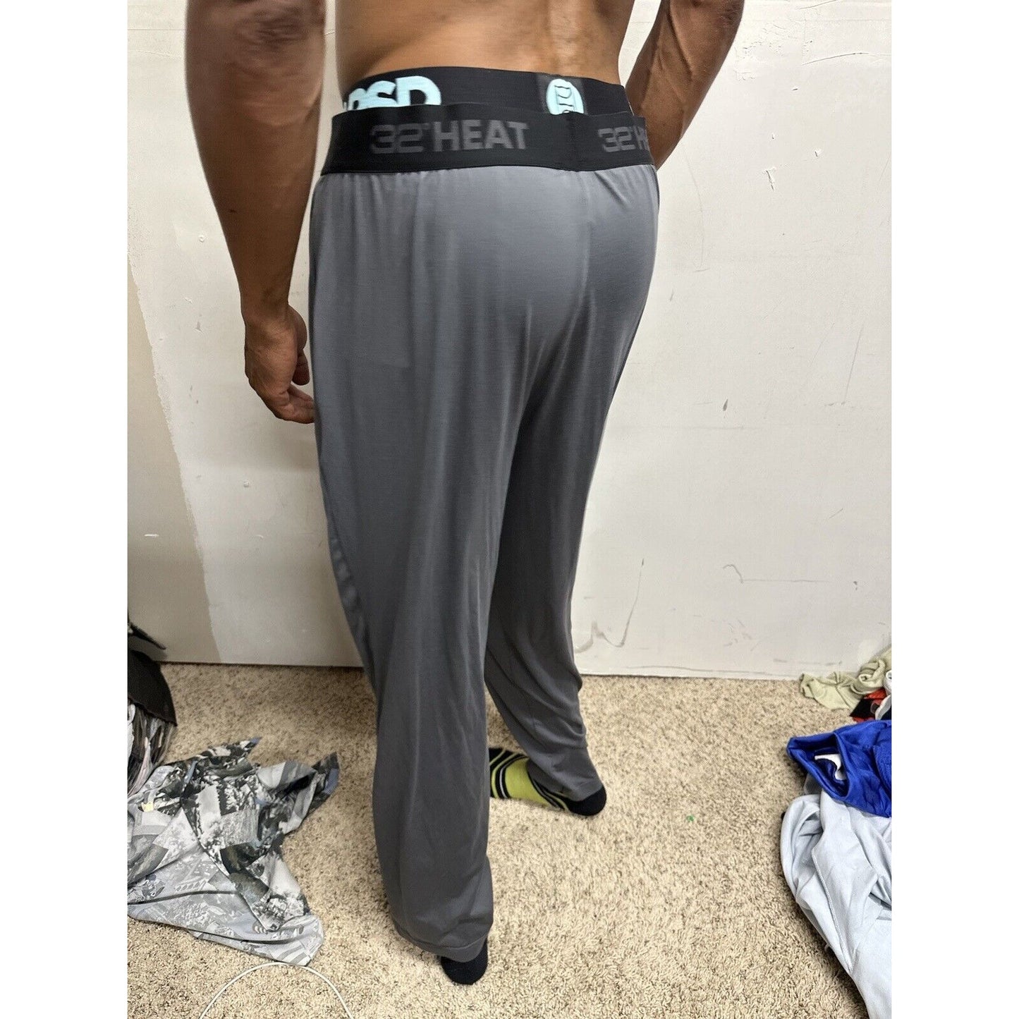 Men’s Large Gray 32 Degree Heat Sleepwear Lounge Pants