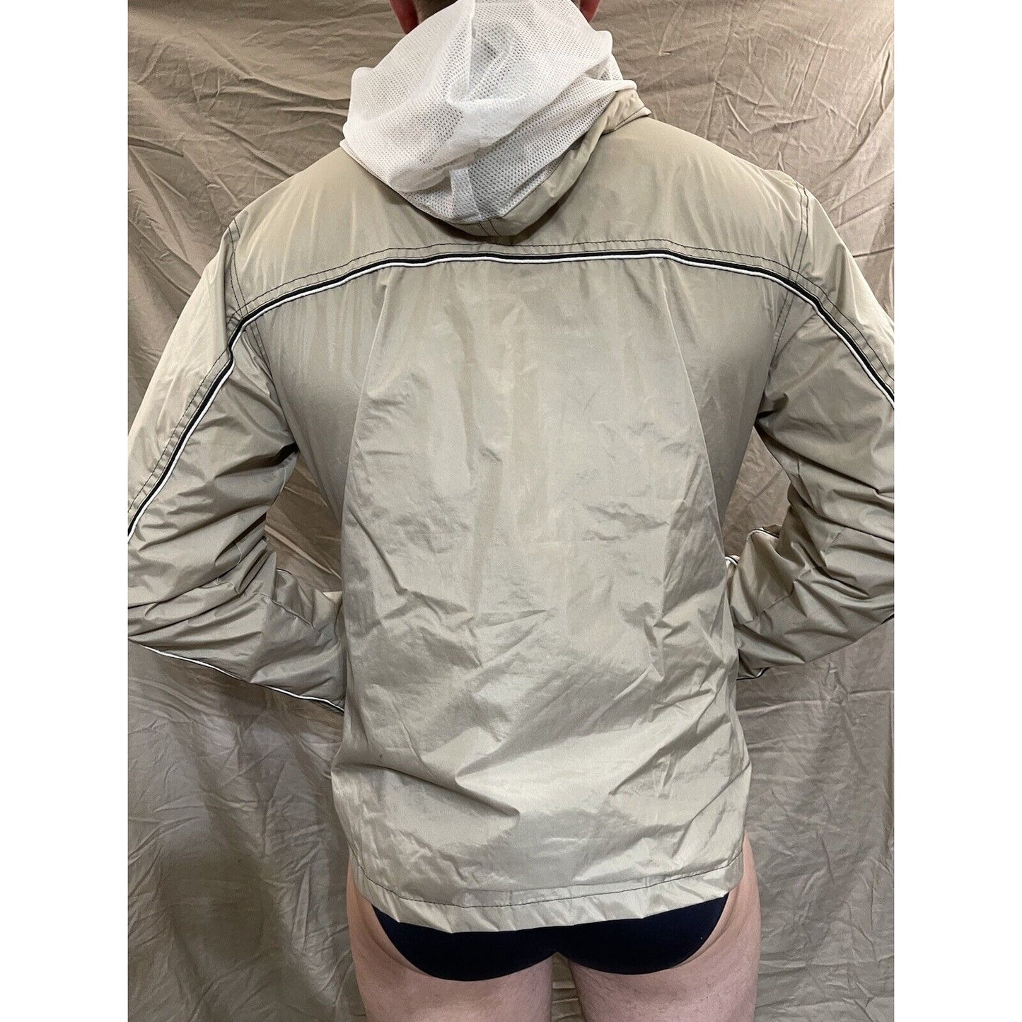 Men's PCI XL Pikes Peak Colorado full zip tan windbreaker