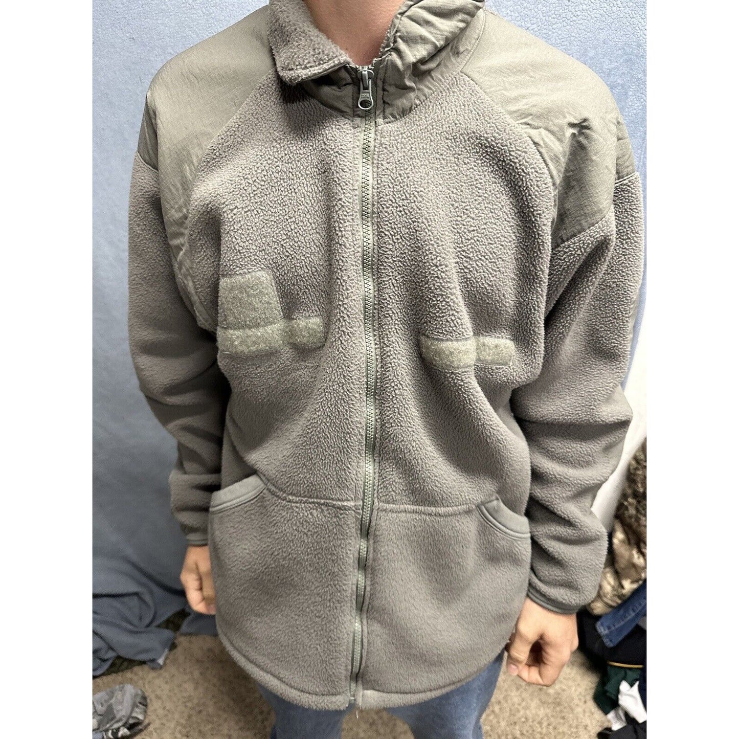 Men’s Large Sage Green Civil Air Patrol Polyester Uniform USAF Jacket