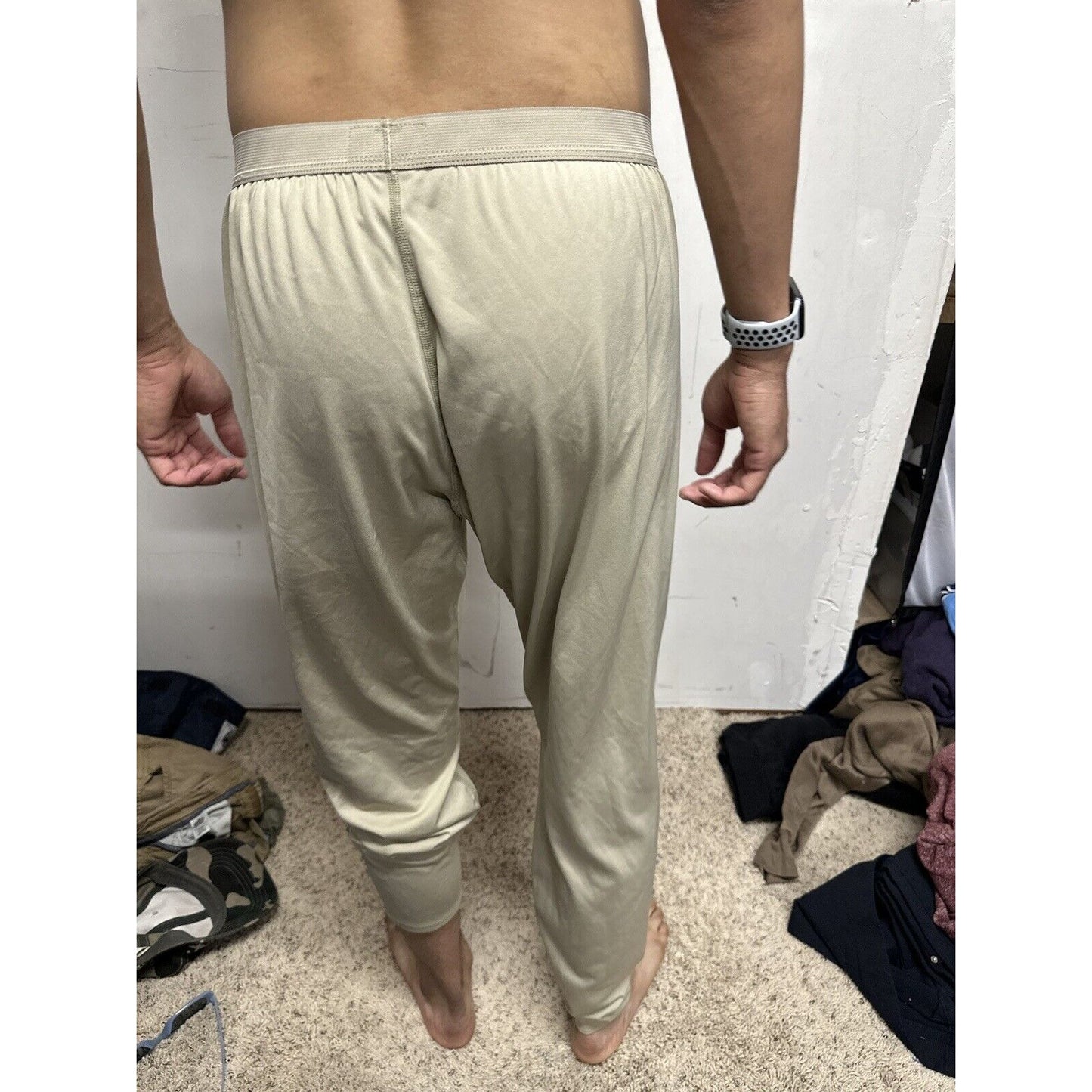 Men’s Polartec Drawers Lightweight Cold Weather Gen III Medium Regular Tan