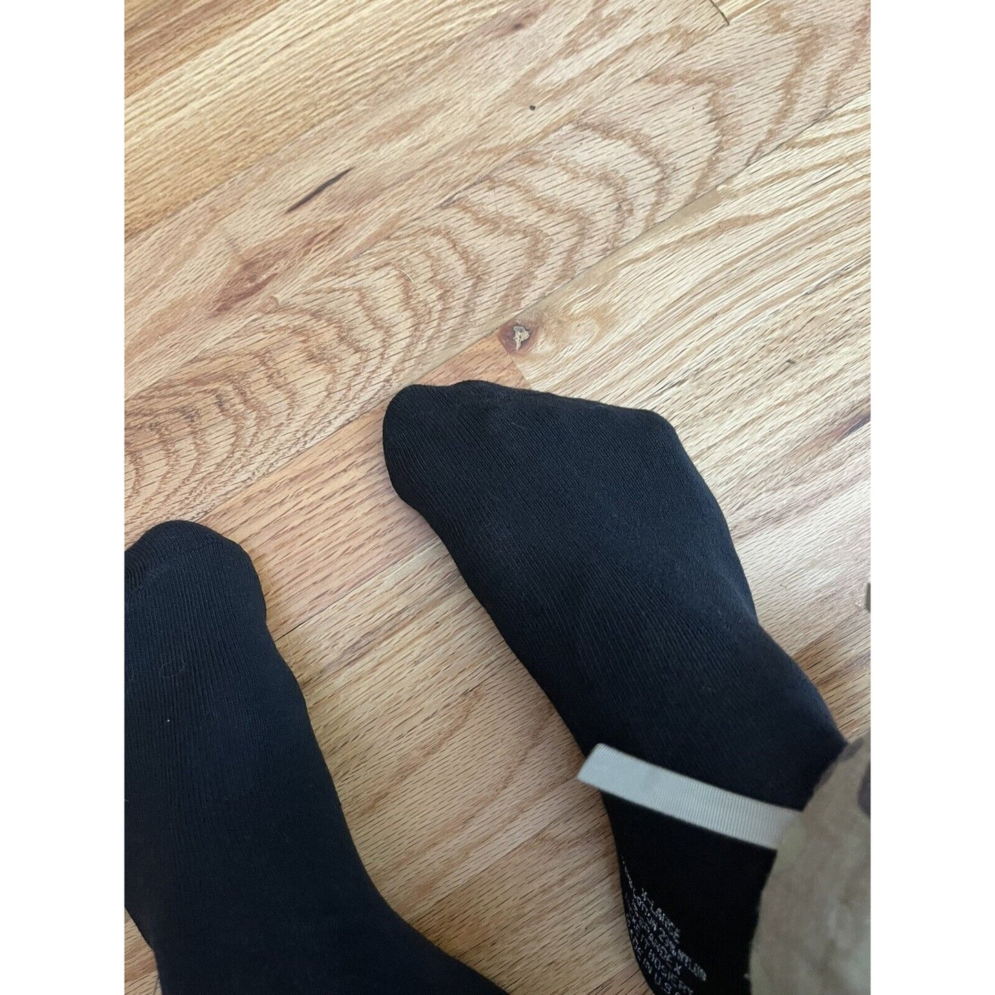 Military Defense Logistics Agency Boot socks XL Black cotton, Nylon, Spandex
