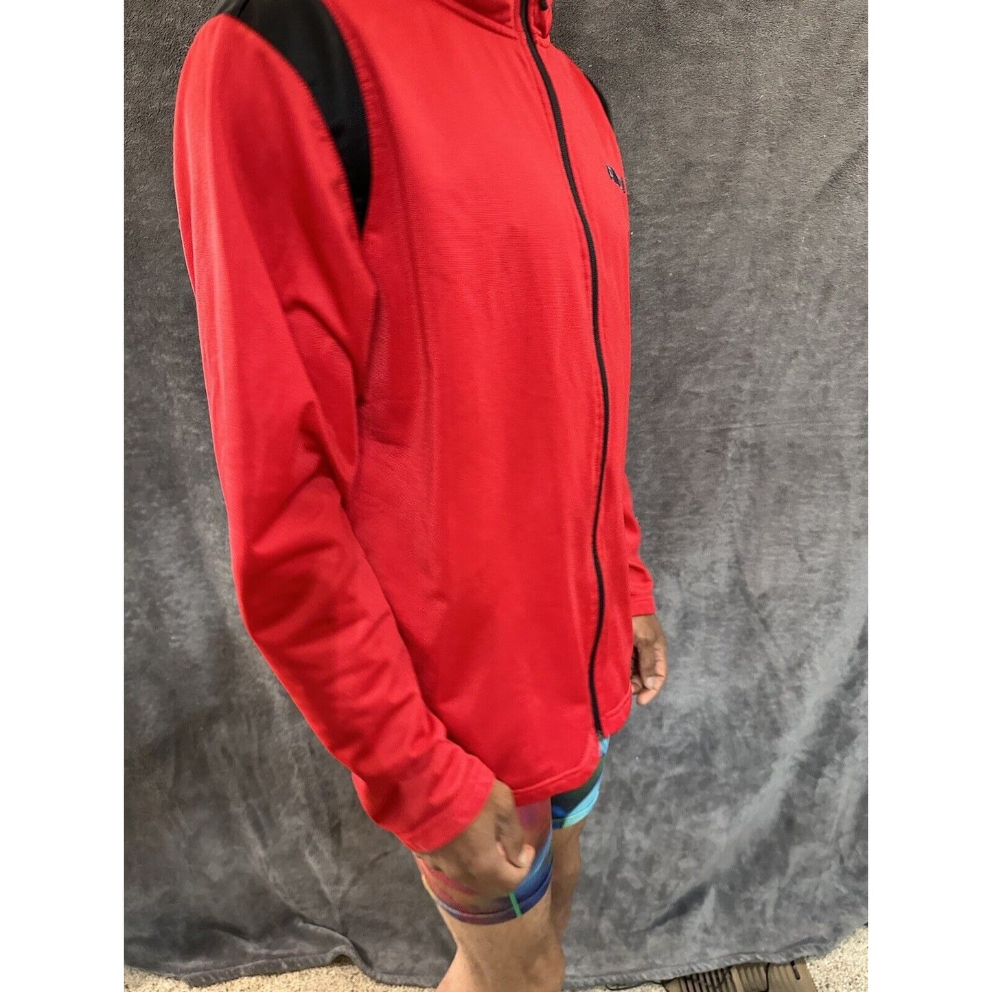 Men’s Red Full Zip AND1 Large Jacket