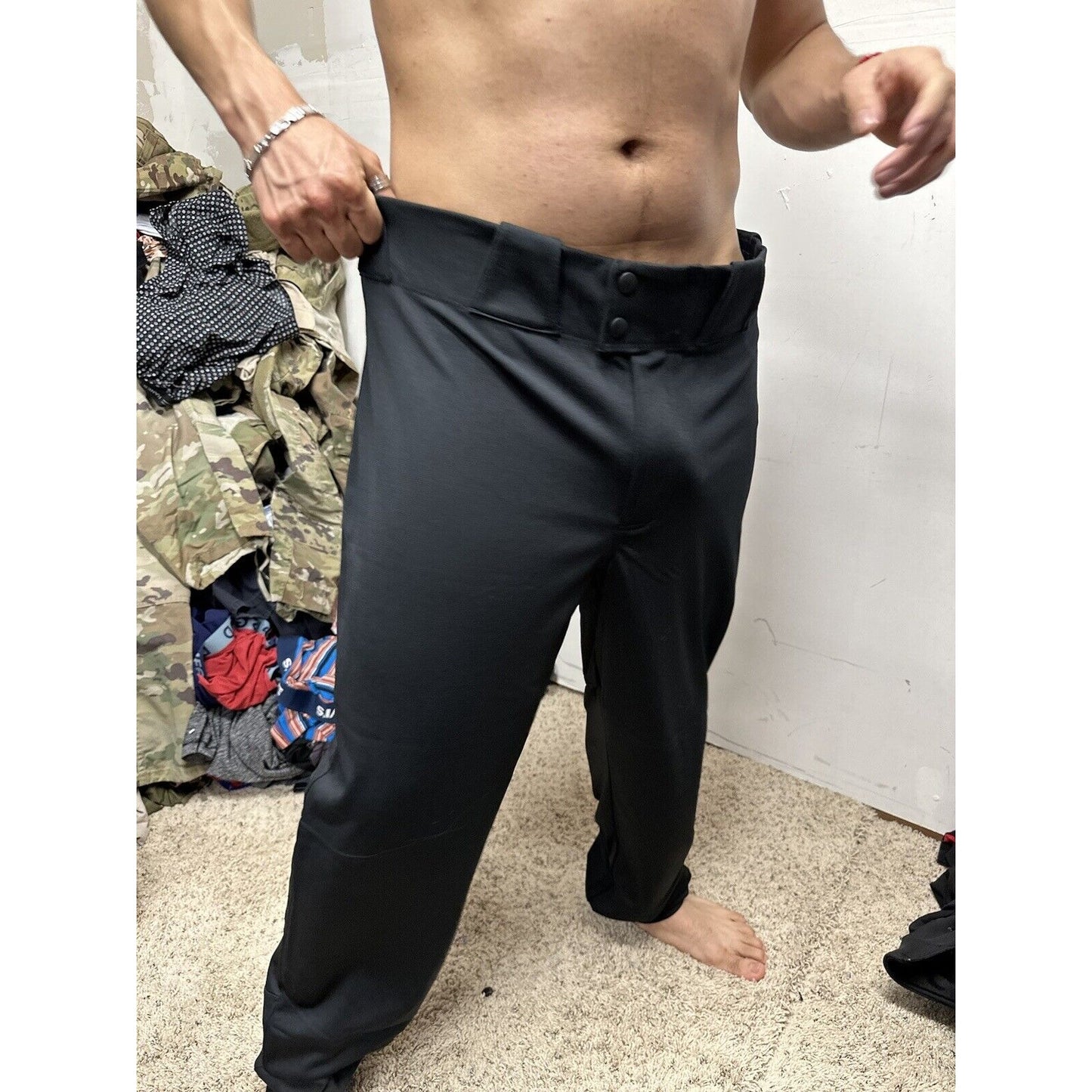 Men’s Black Team Nike Large Baseball Pants Engineered