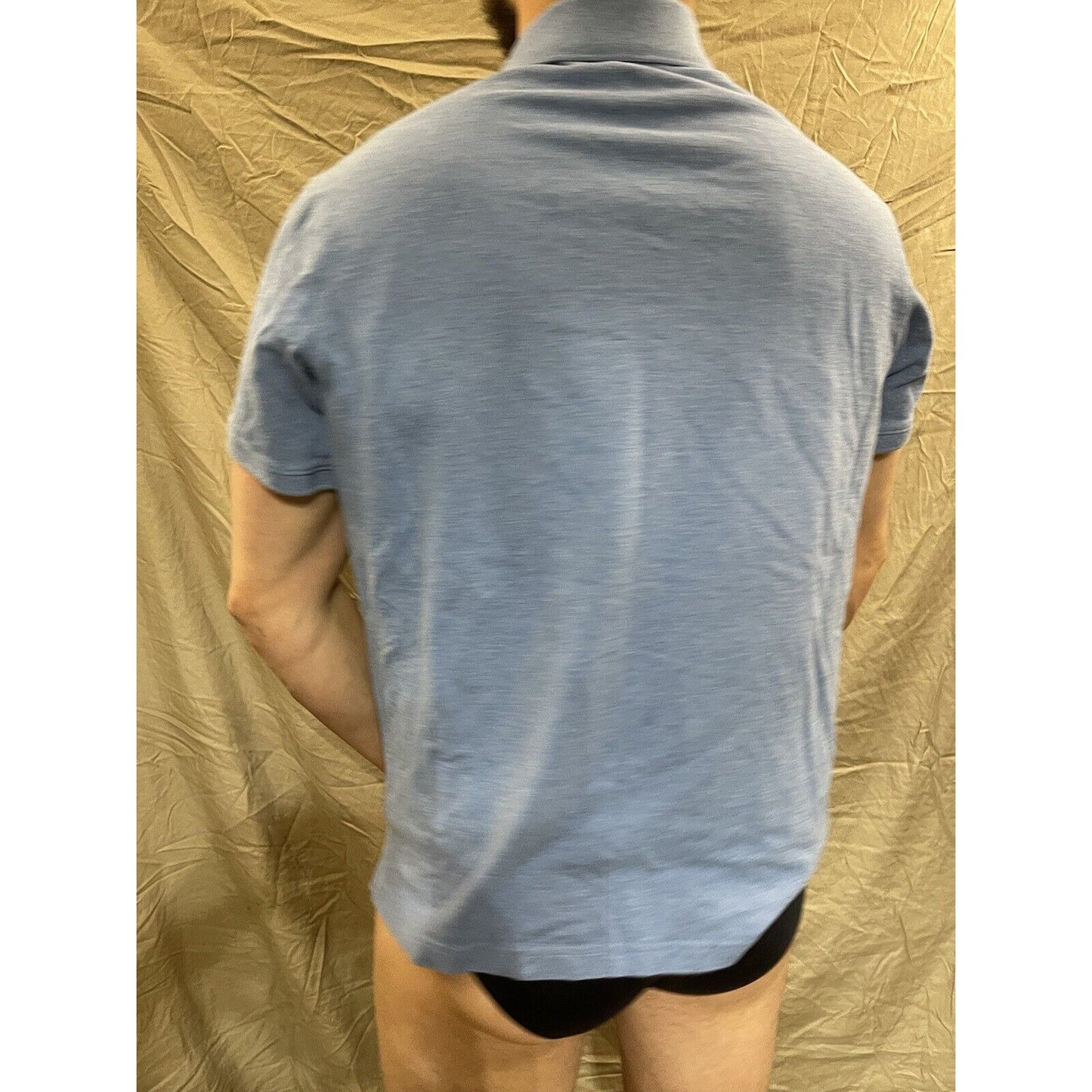 Men's light blue disney parks mickey mouse relaxed fit XXL polo shirt
