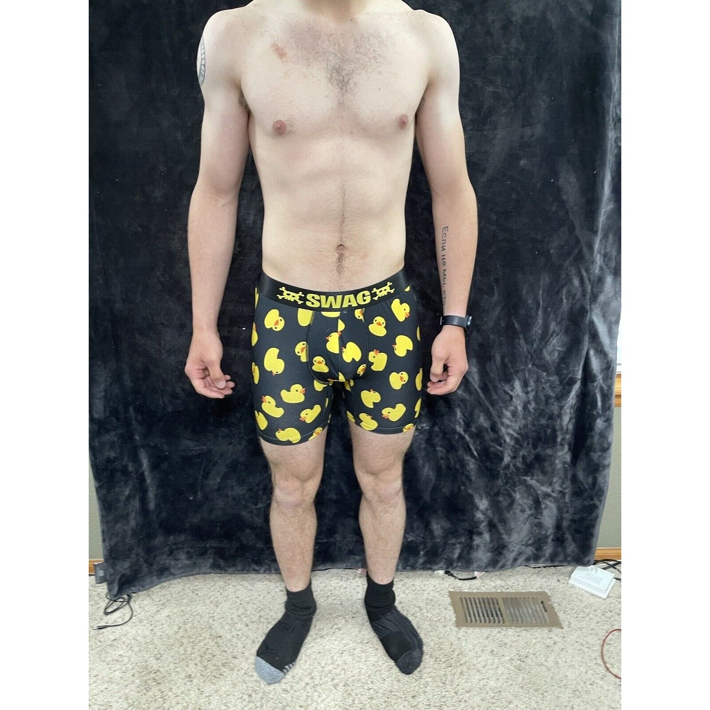 SWAG Boxer Brief - Just Ducky Duck Print - Medium