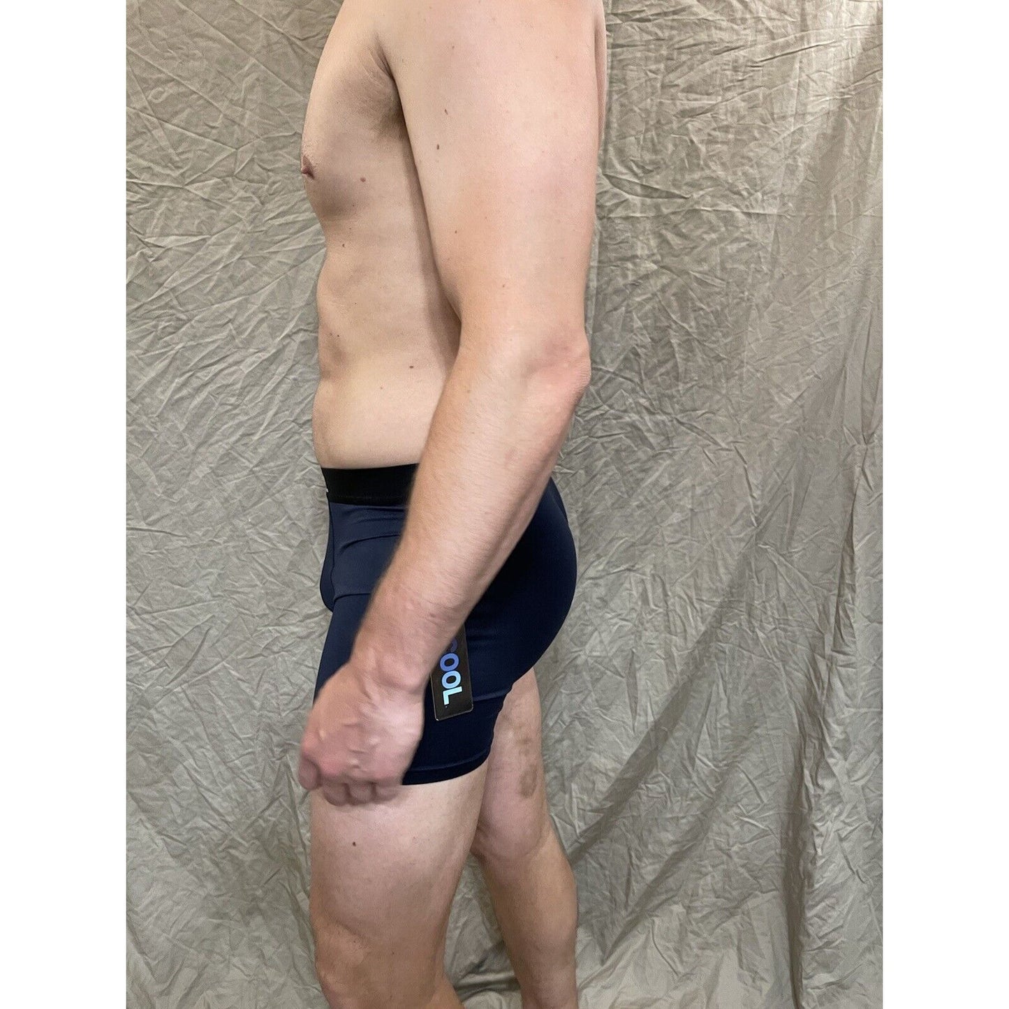 men's 32 degree cool navy compression boxer brief Extra Large