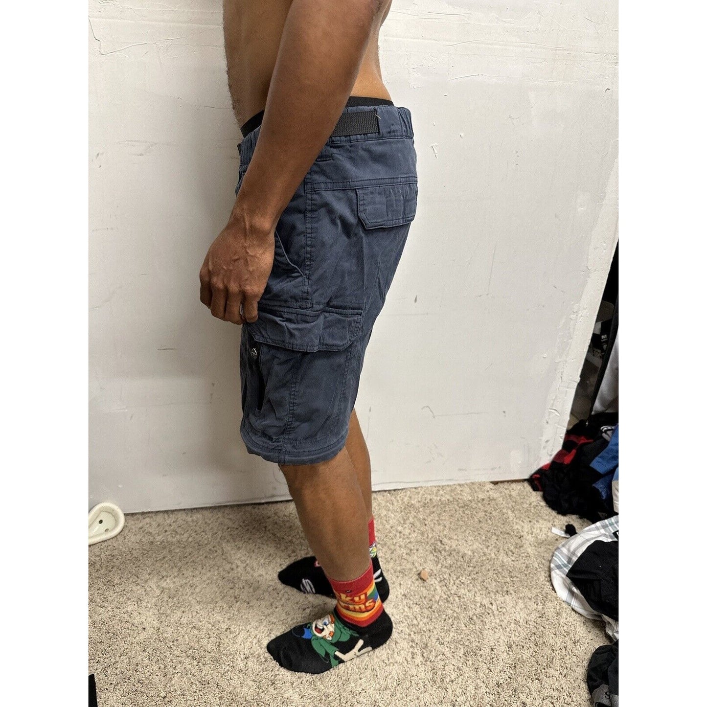 Men’s Dark Blue BC Clothing Size 30 Cargo Shorts