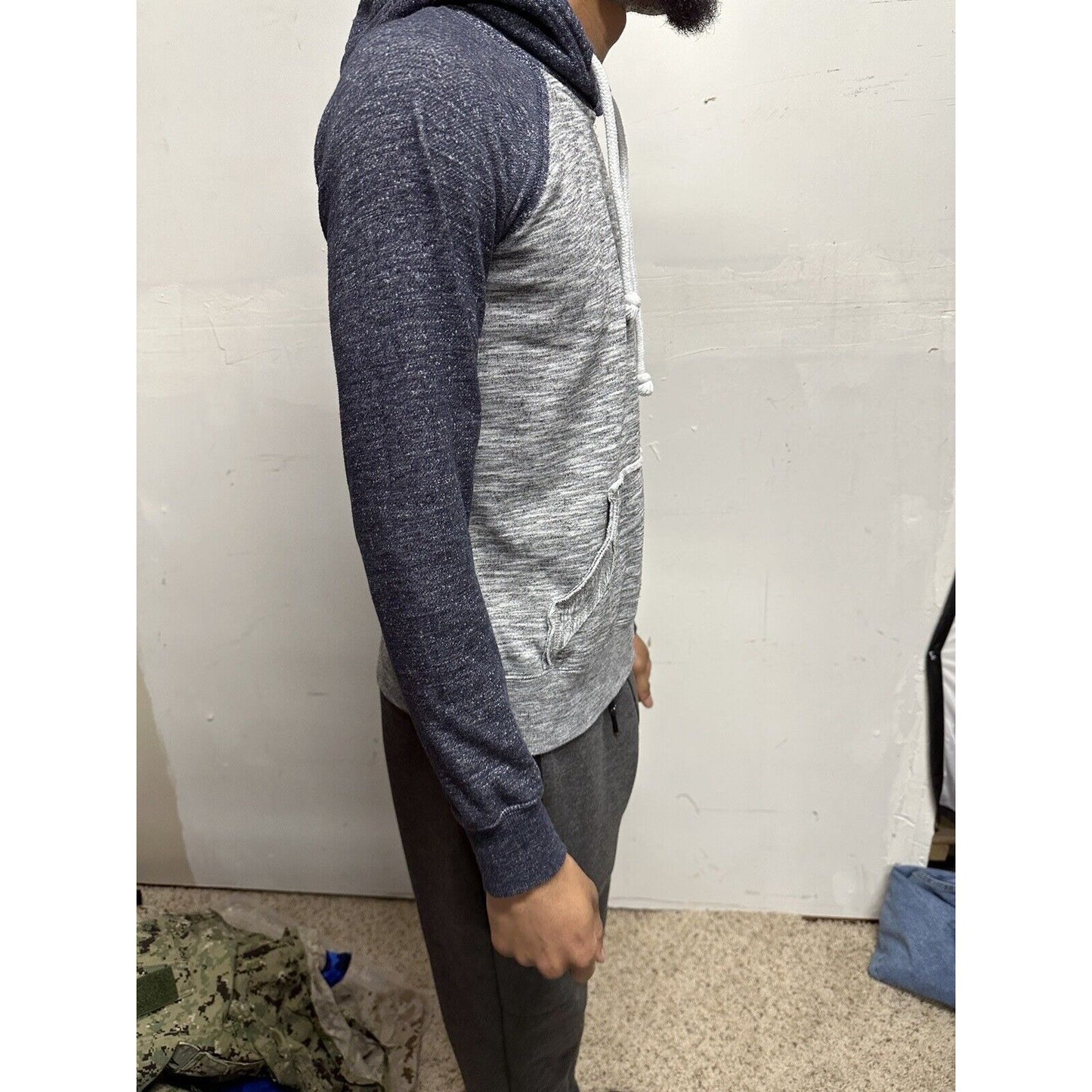 Cali heritage pacific merchants size small gray hoodie