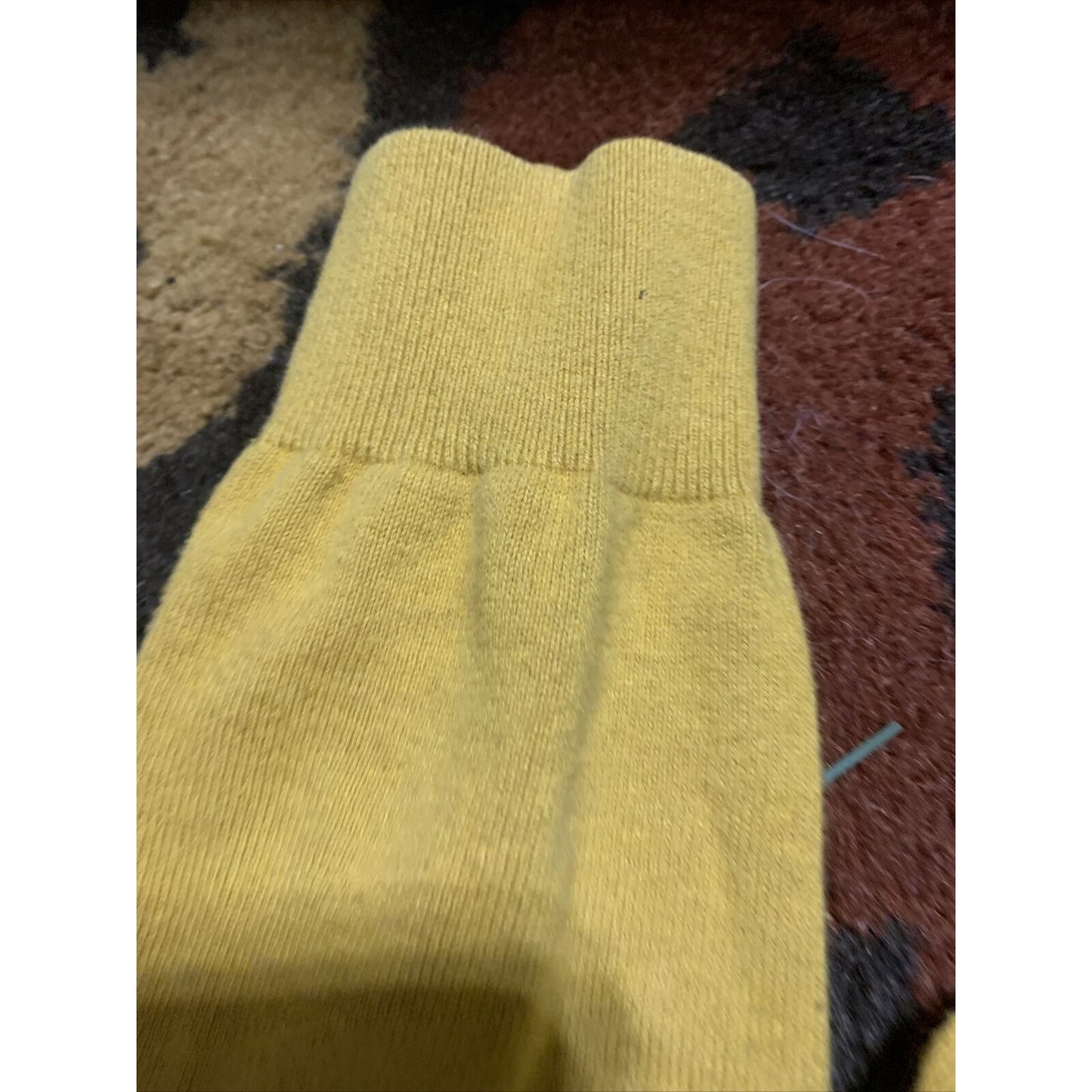 Tommy Hilfiger Mustard Yellow Crew Neck Men’s Medium Sweater