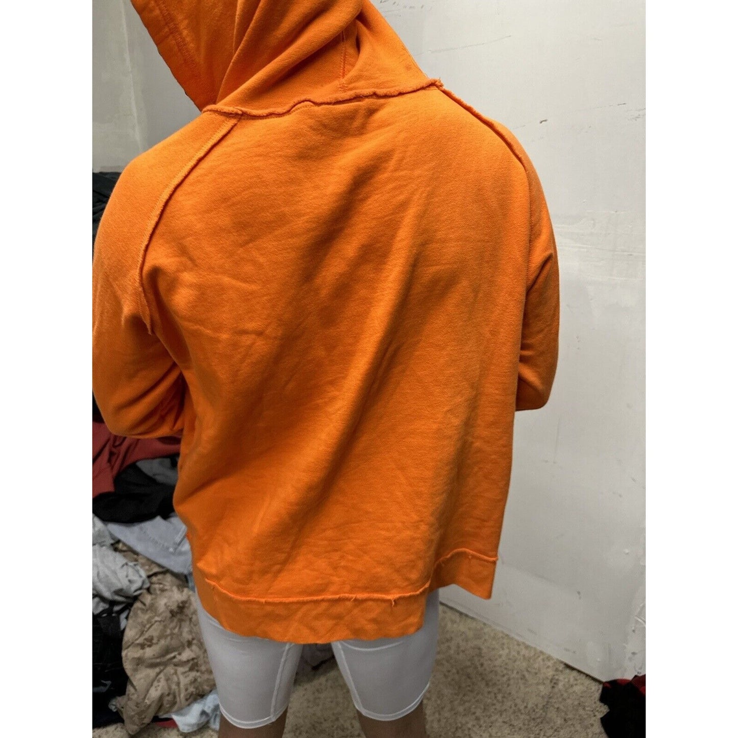 Woman’s NFL Team Apparel Denver Broncos 2015 Super Bowl Champions Orange Hoodie