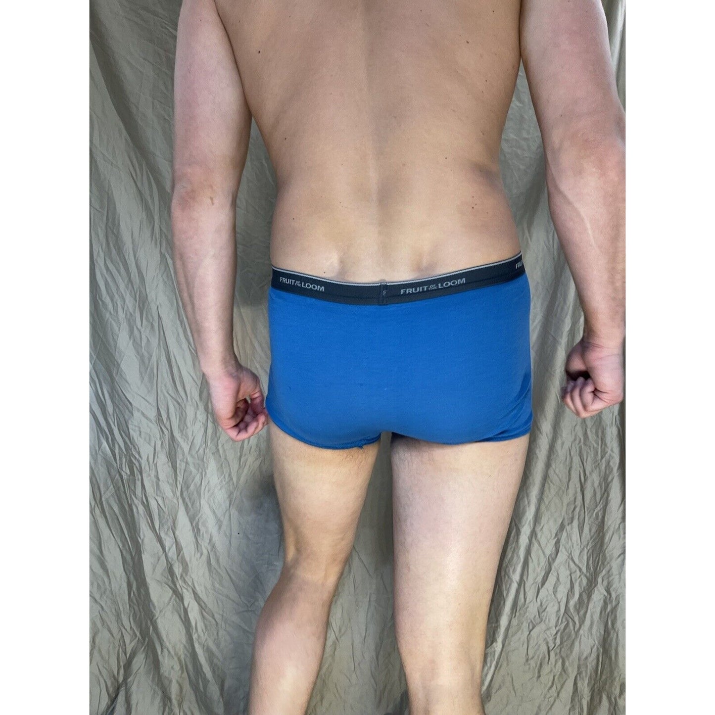 boy's large fruit of the loom boxer brief Blue