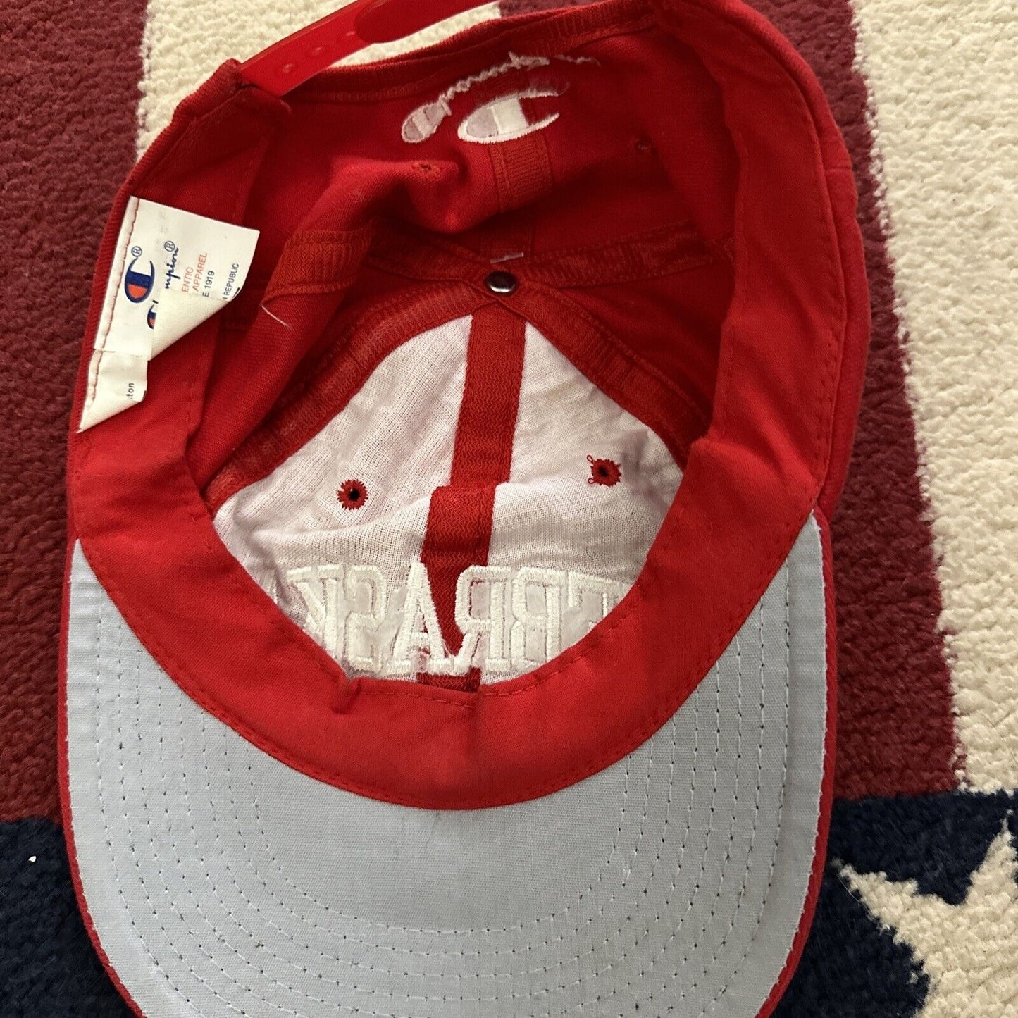 Red Nebraska Champion Baseball Cap Hat