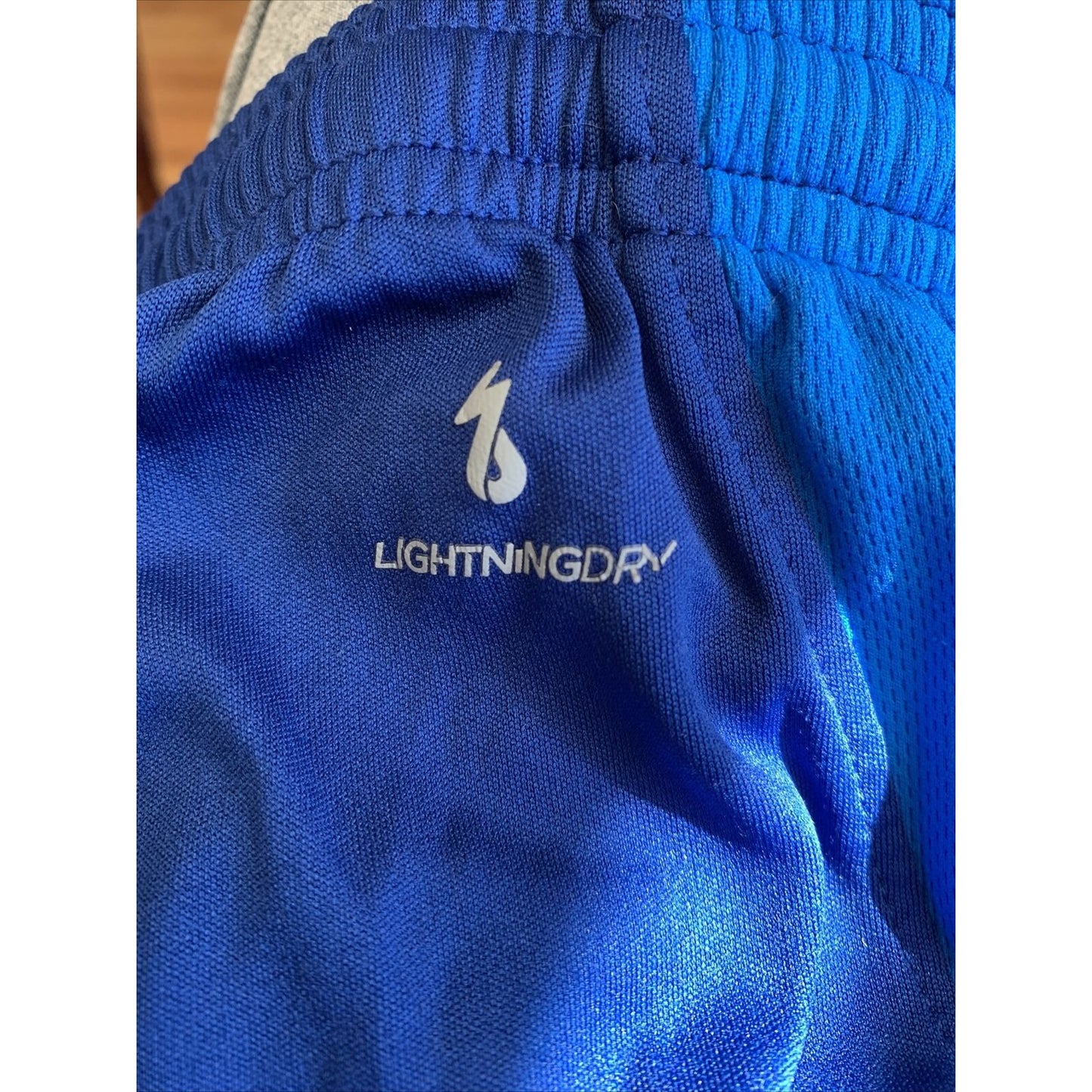 Men’s New Balance Large Blue Workout Exercise Shorts With Pockets