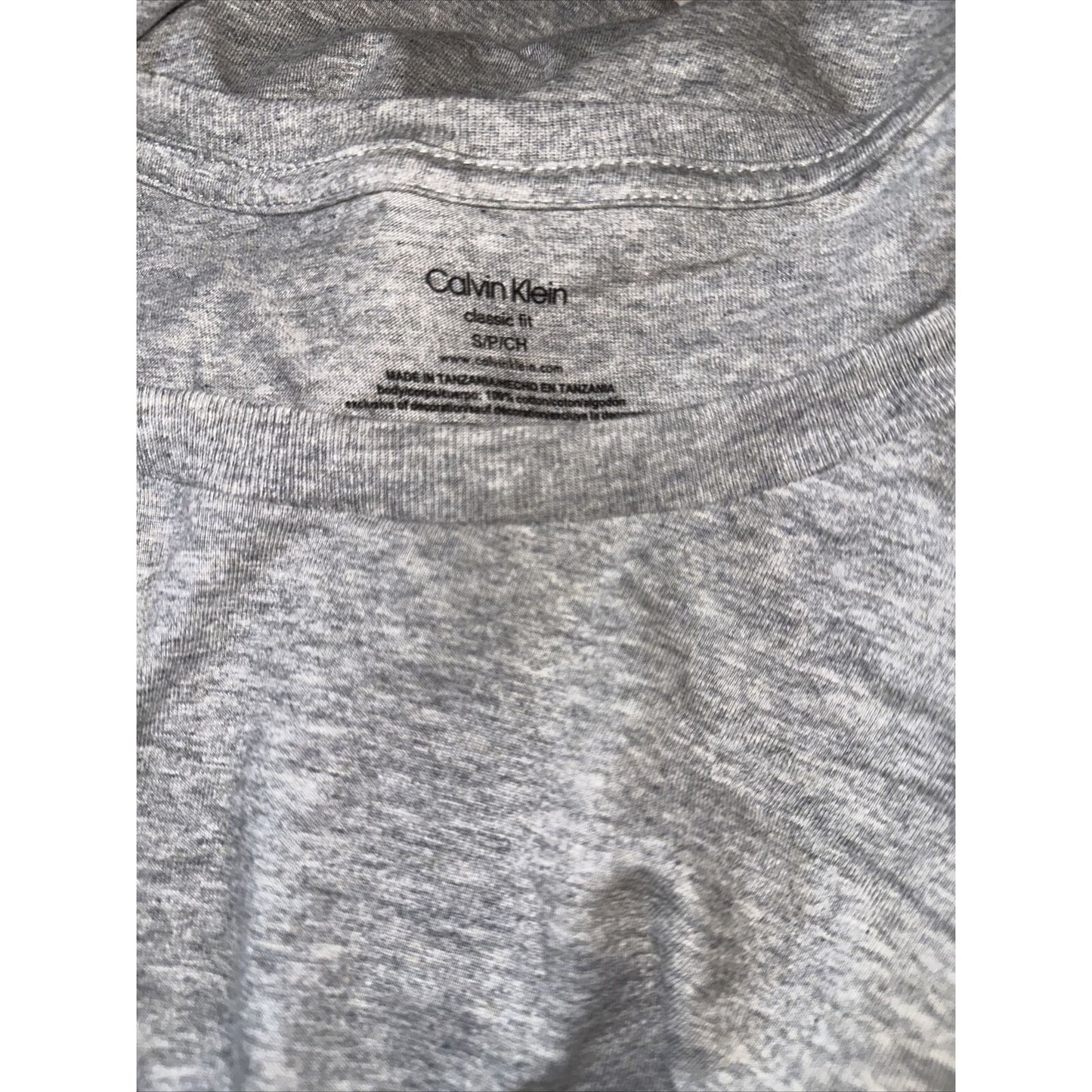 Men’s Gray Small Calvin Klein Classic Fit Tshirt